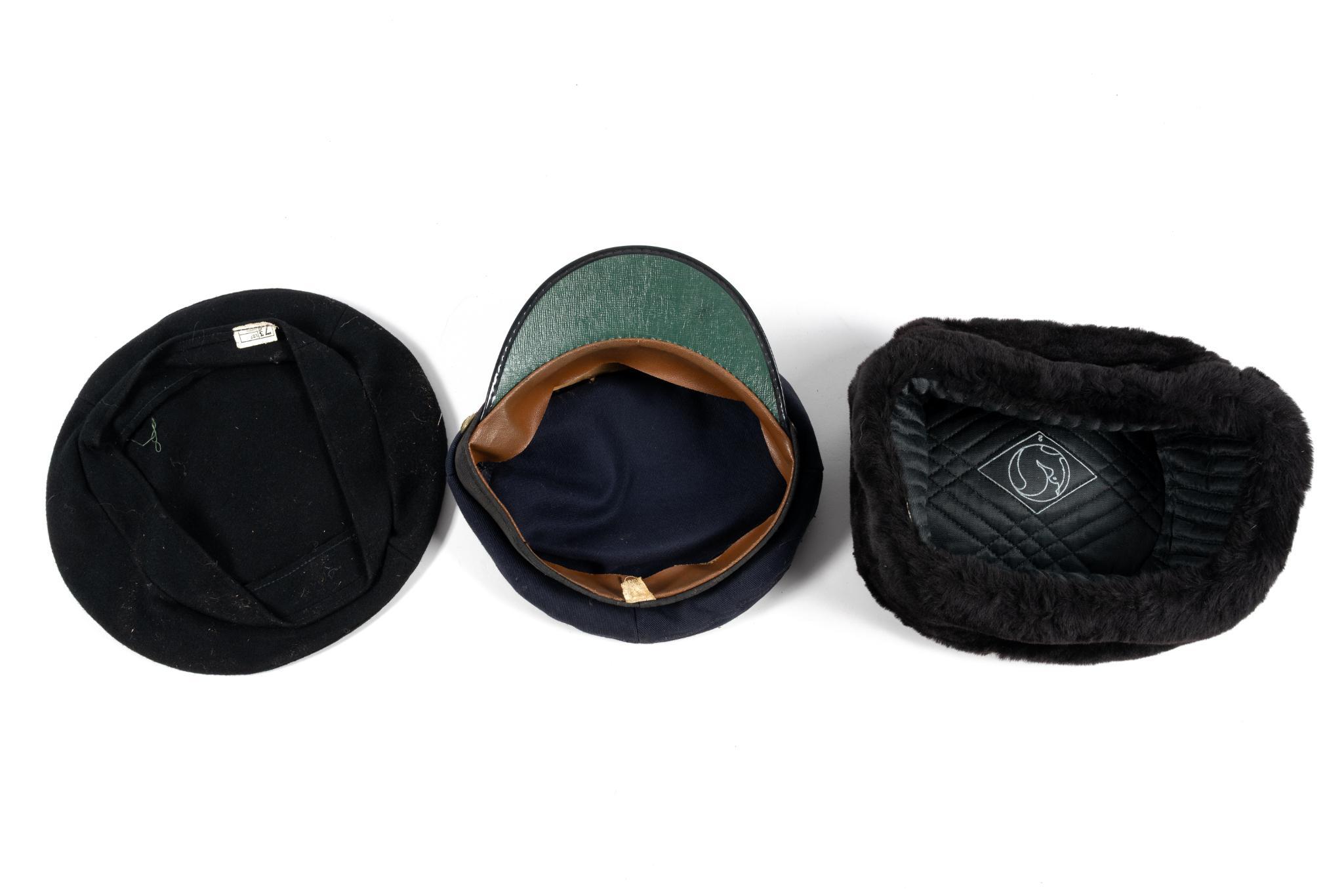9 Vintage Hats incl. Naval Hats