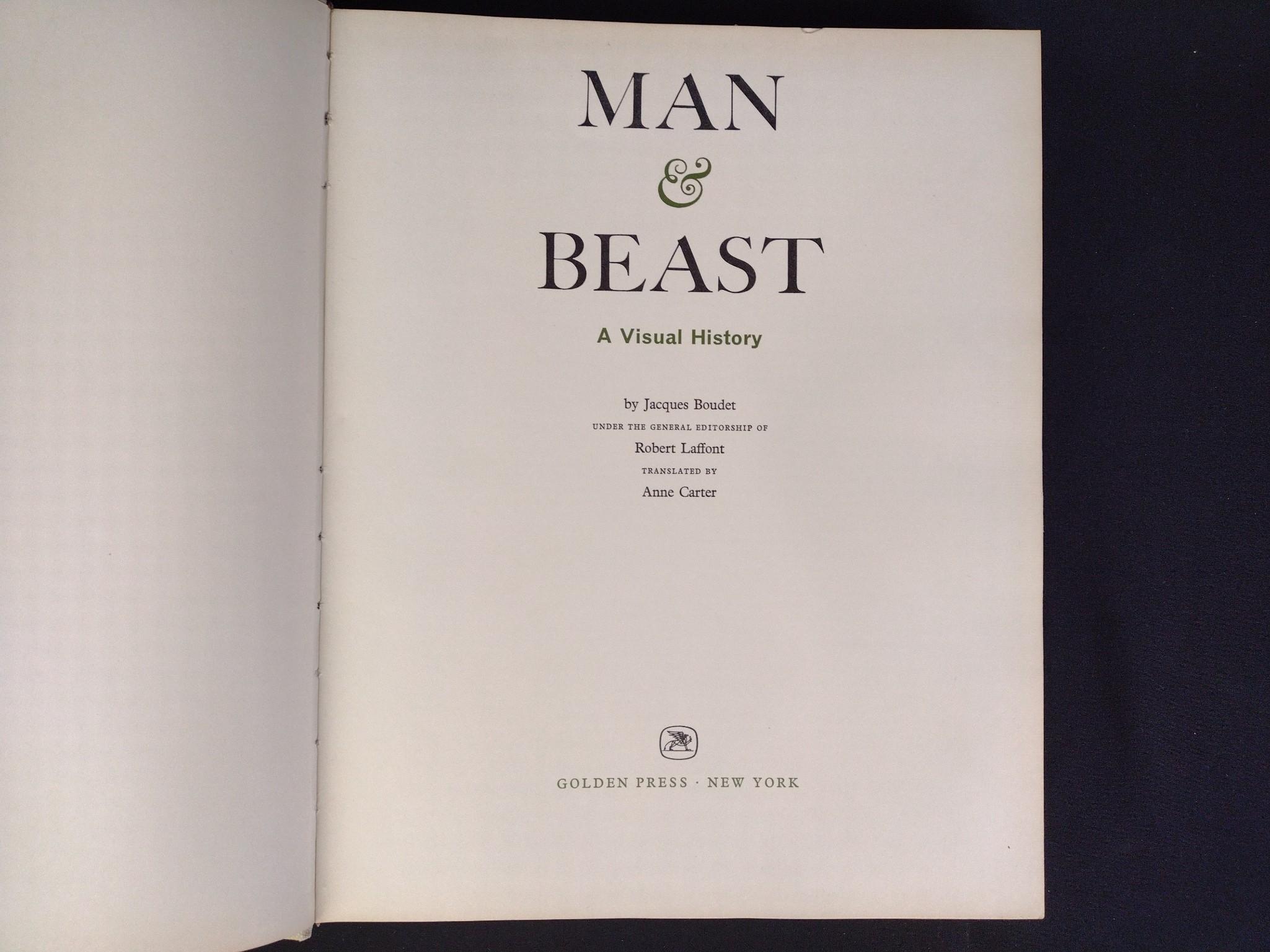 4 Art Books incl. Man & Beast