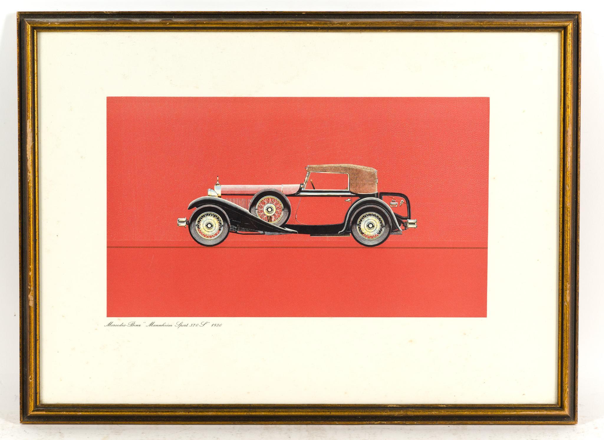 5 Prints of Vintage Mercedes-Benz