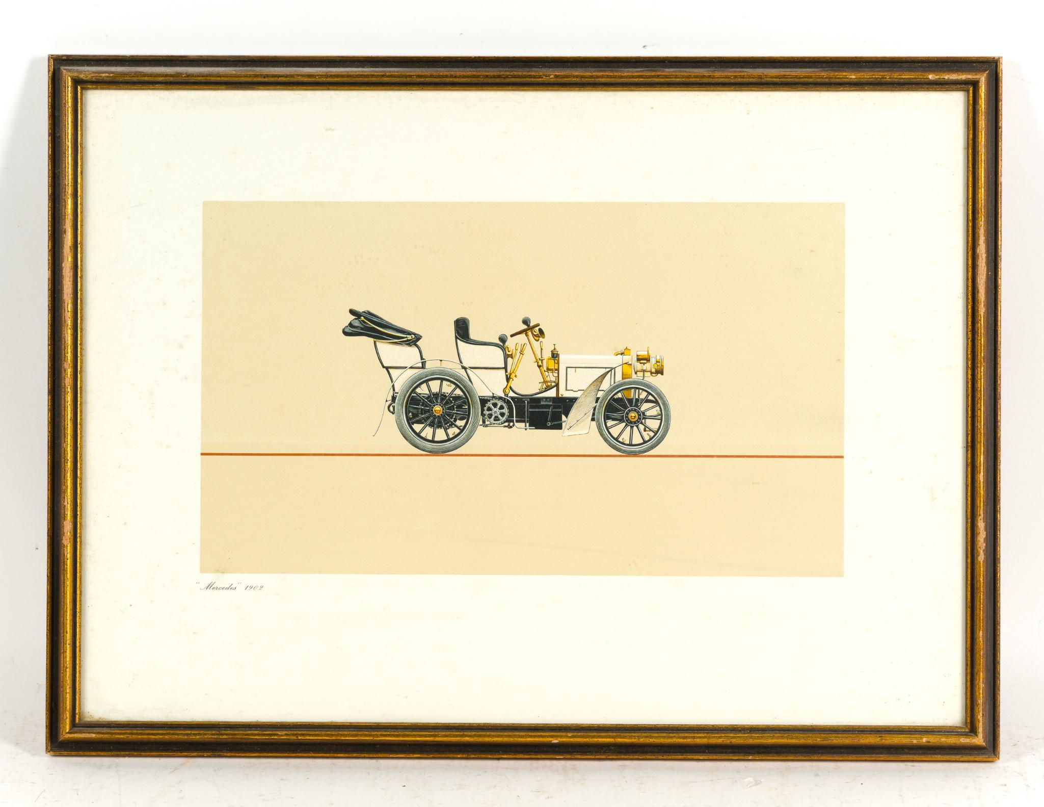 5 Prints of Vintage Mercedes-Benz