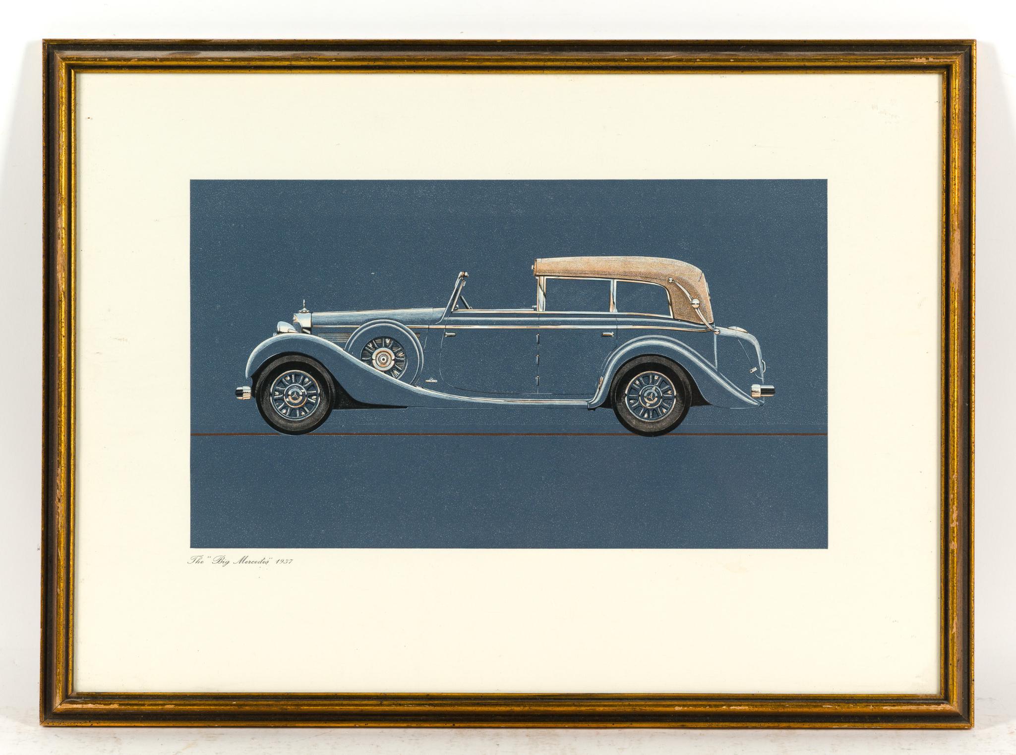 5 Prints of Vintage Mercedes-Benz