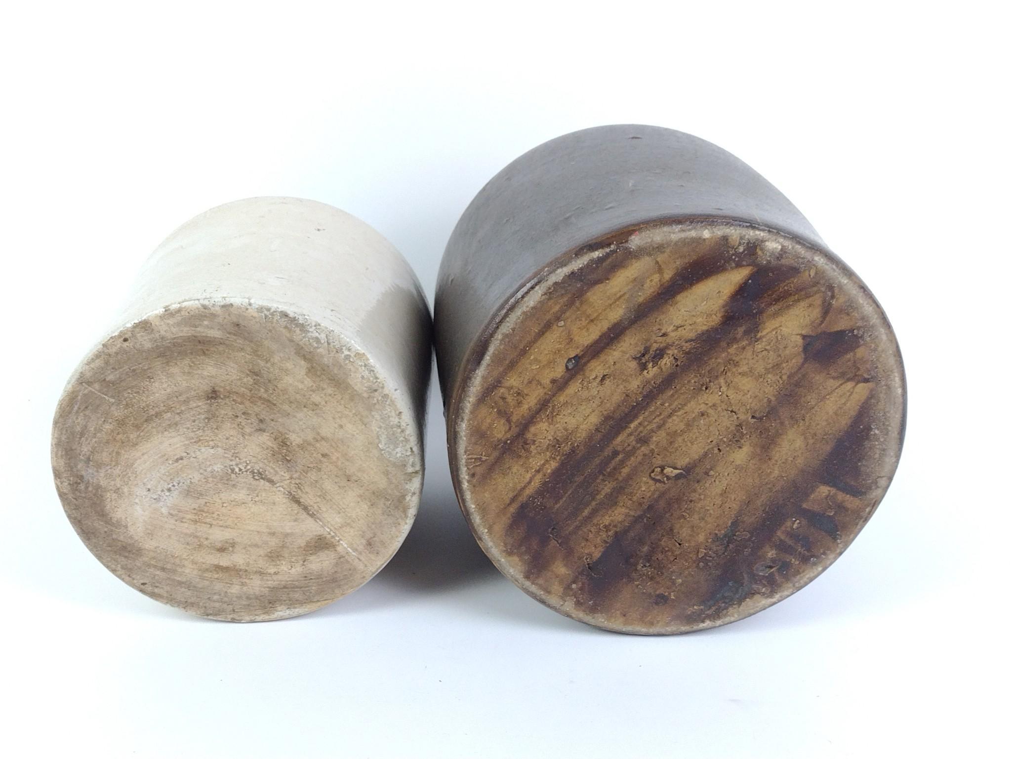2 Stoneware Jugs