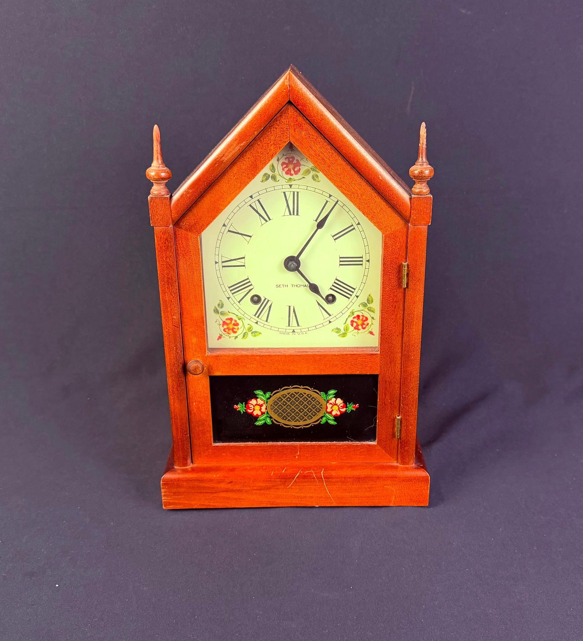 Vintage Seth Thomas "Sharon" Mantle Clock