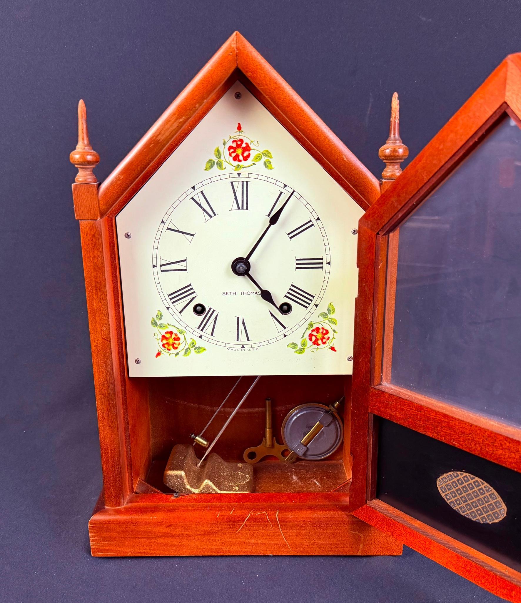 Vintage Seth Thomas "Sharon" Mantle Clock