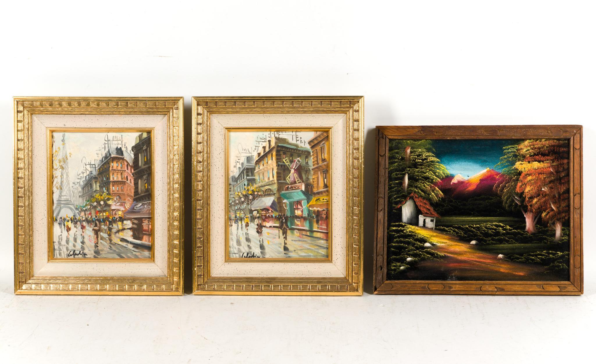 3 Framed Paintings