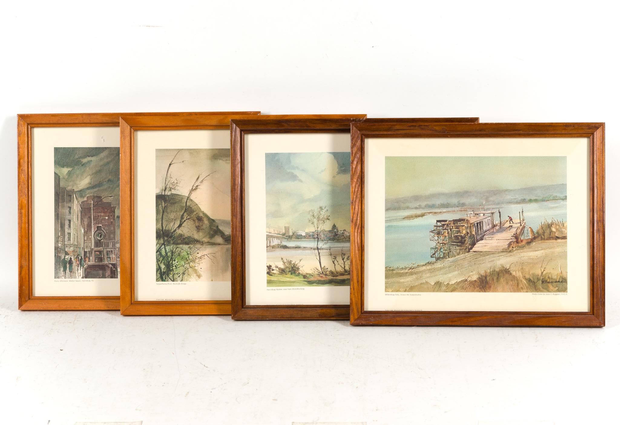 4 Nick Ruggieri (1908–1996) Framed Prints