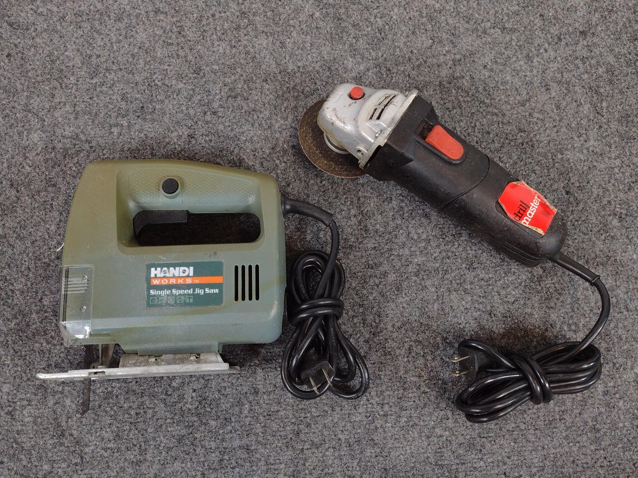 5 Corded Power Tools Incl. Handi Works & AutoSpa