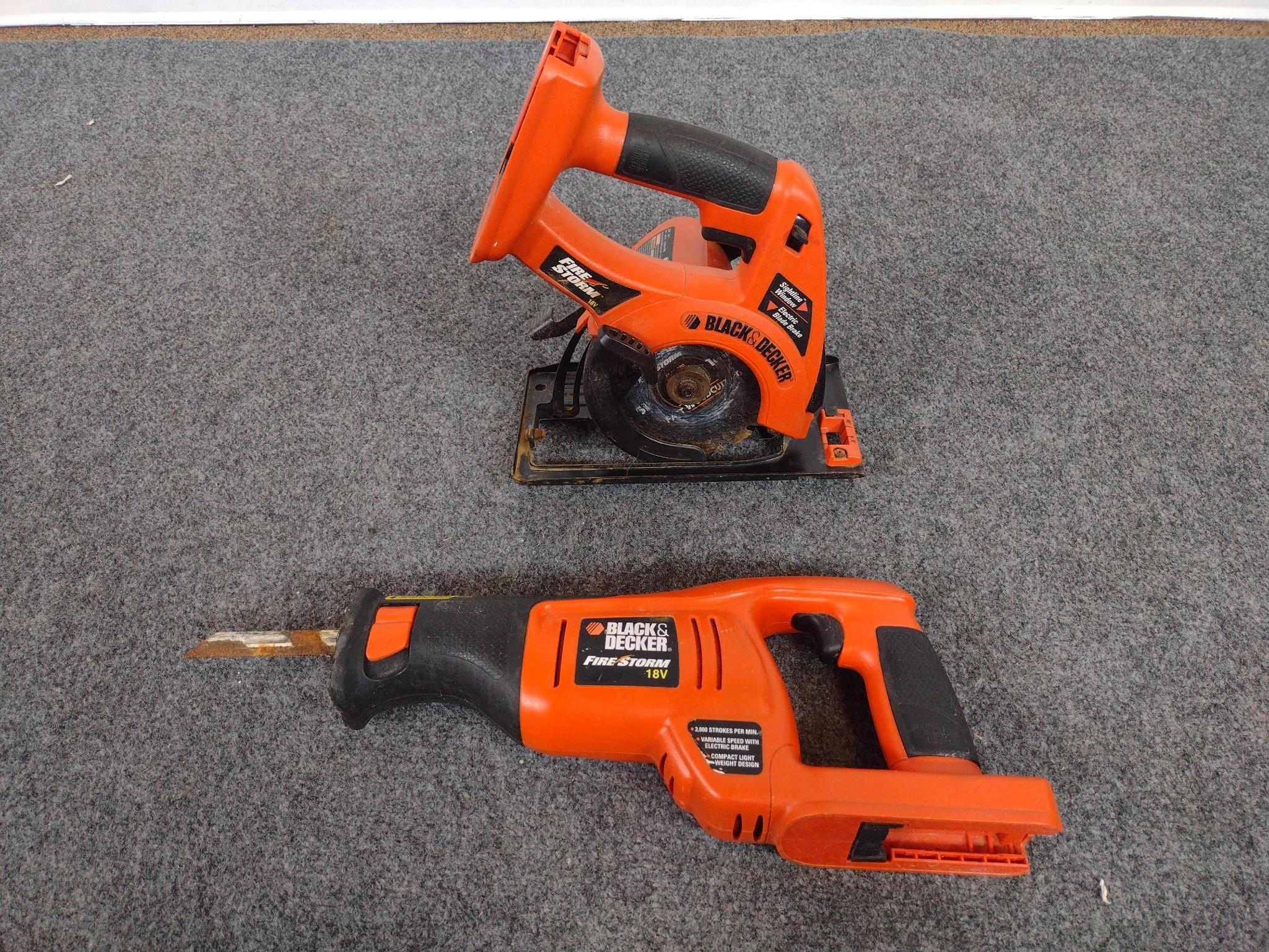 2 Cordless & 2 Corded Black & Decker Power Tools