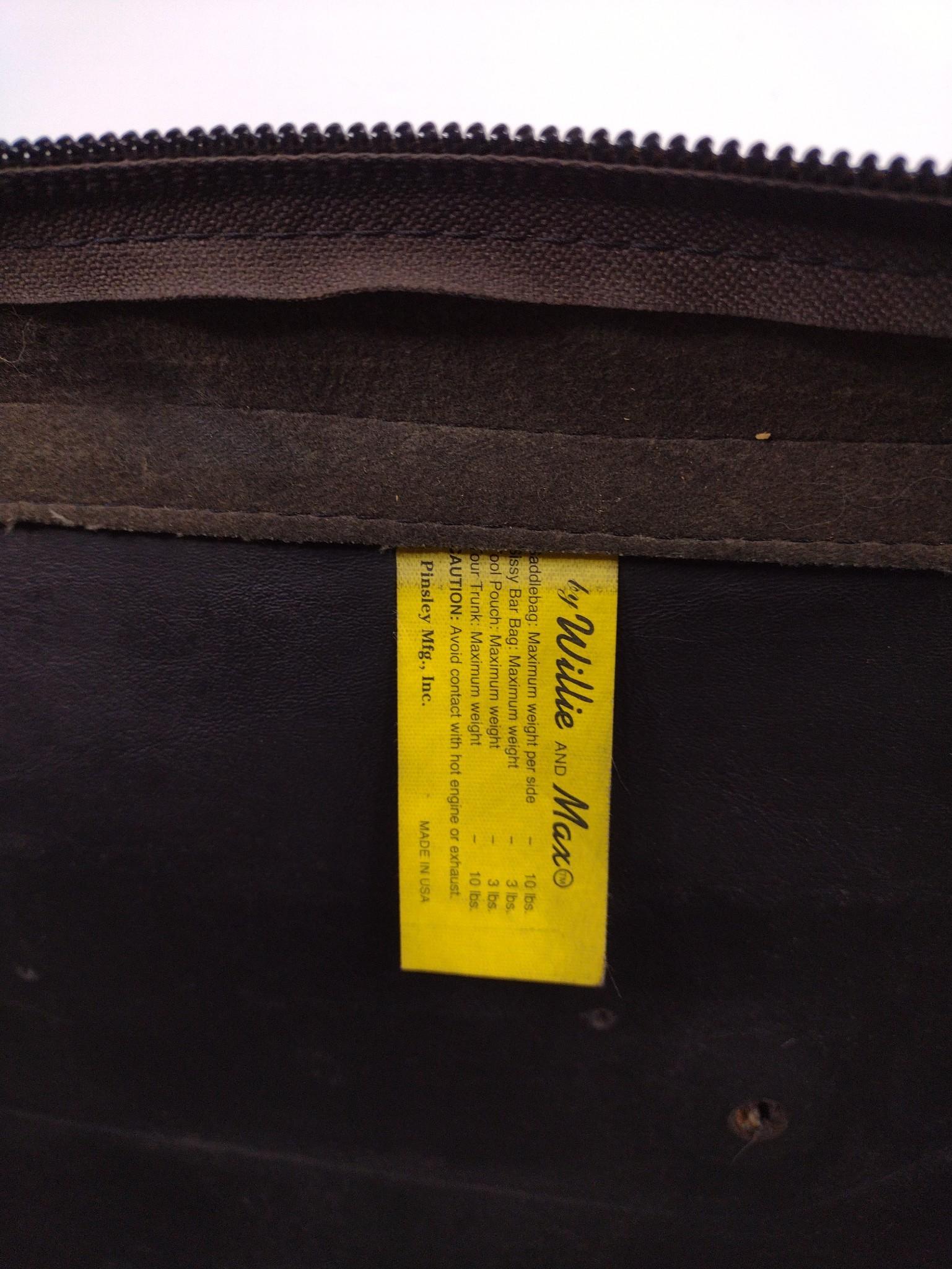2 Saddle Bags By Willie And Max