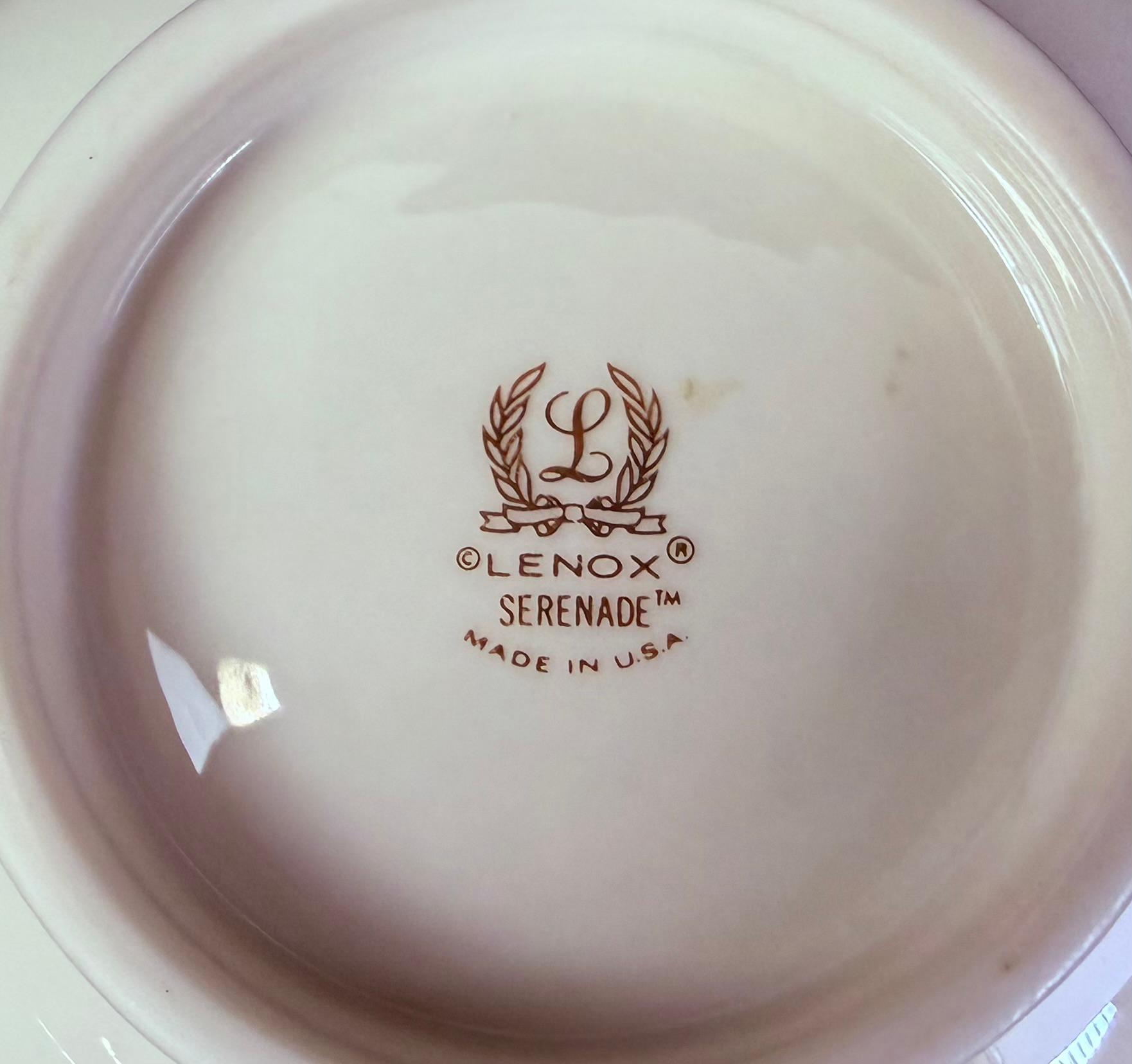 8 Pieces Of Lenox China Incl. Trinket Box
