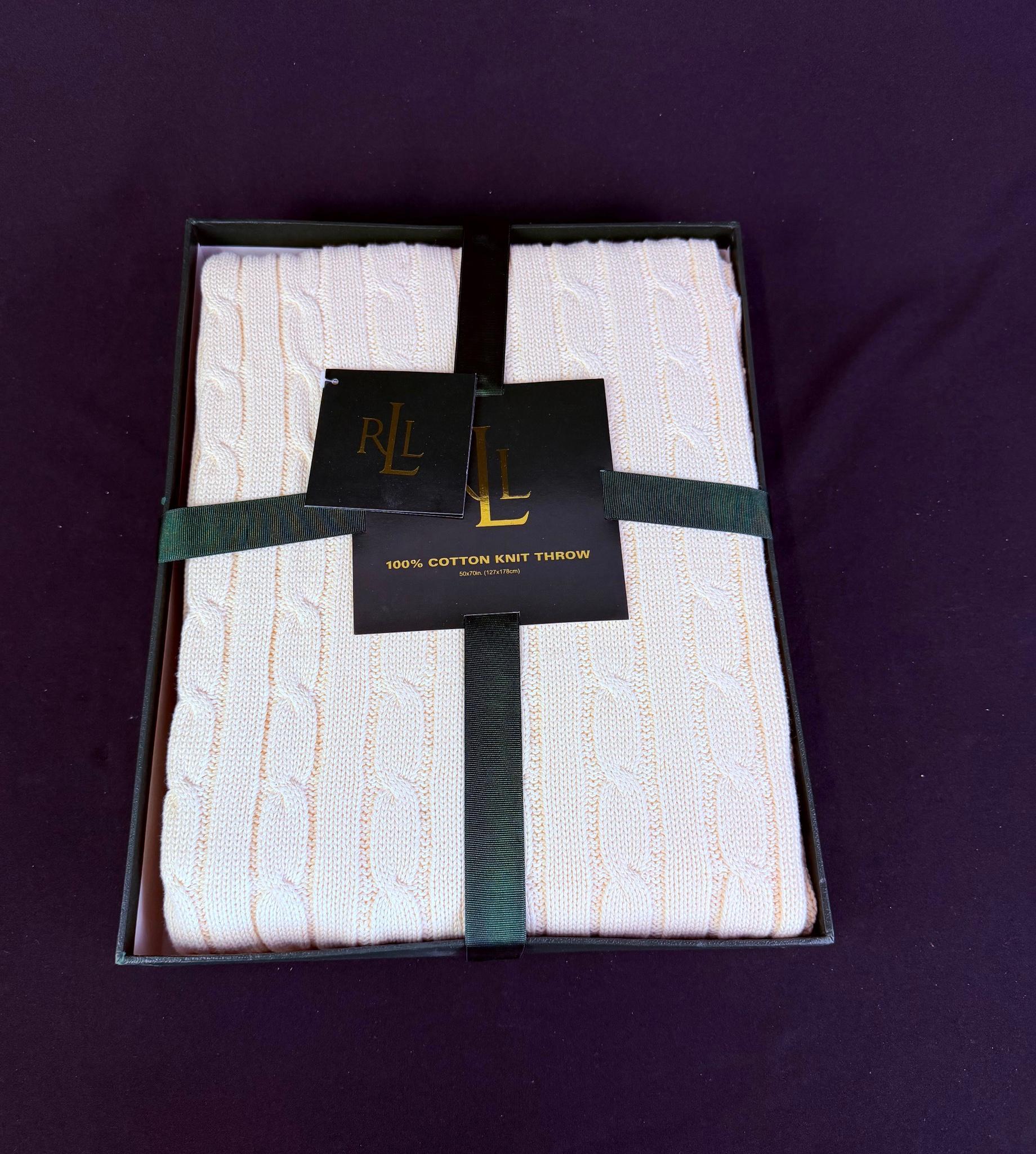 Polo Ralph Lauren Cotton Throw & MoMA Perpetual Calendar