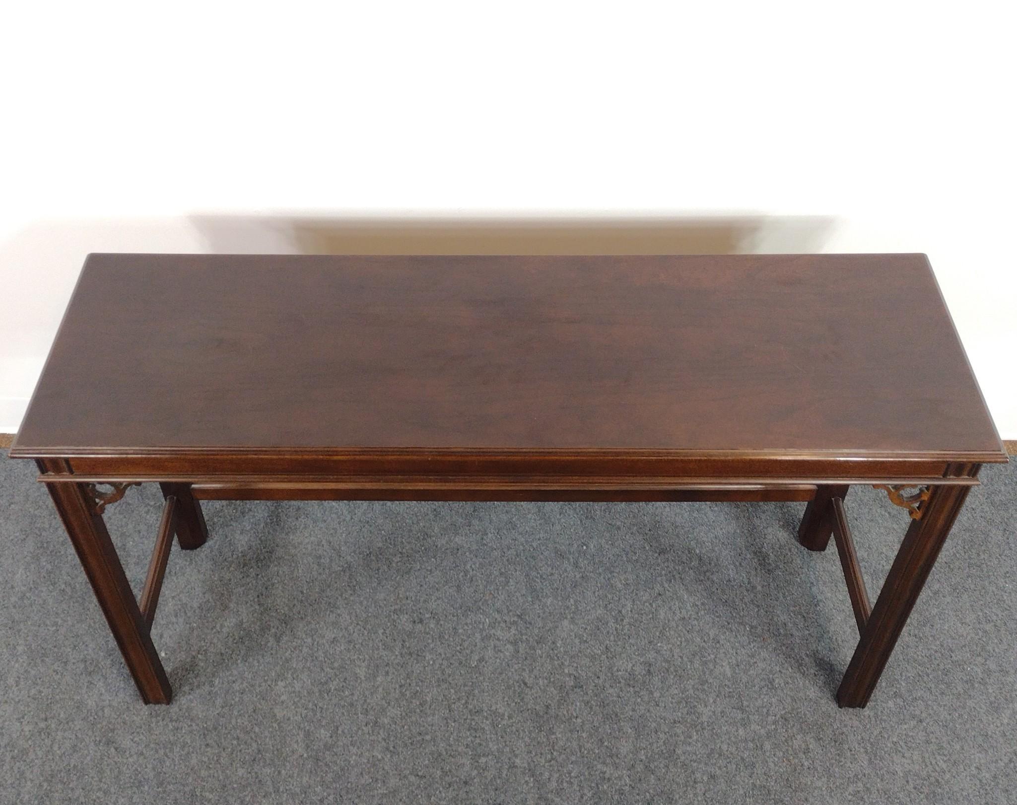 Chinese Chippendale Style Console Table