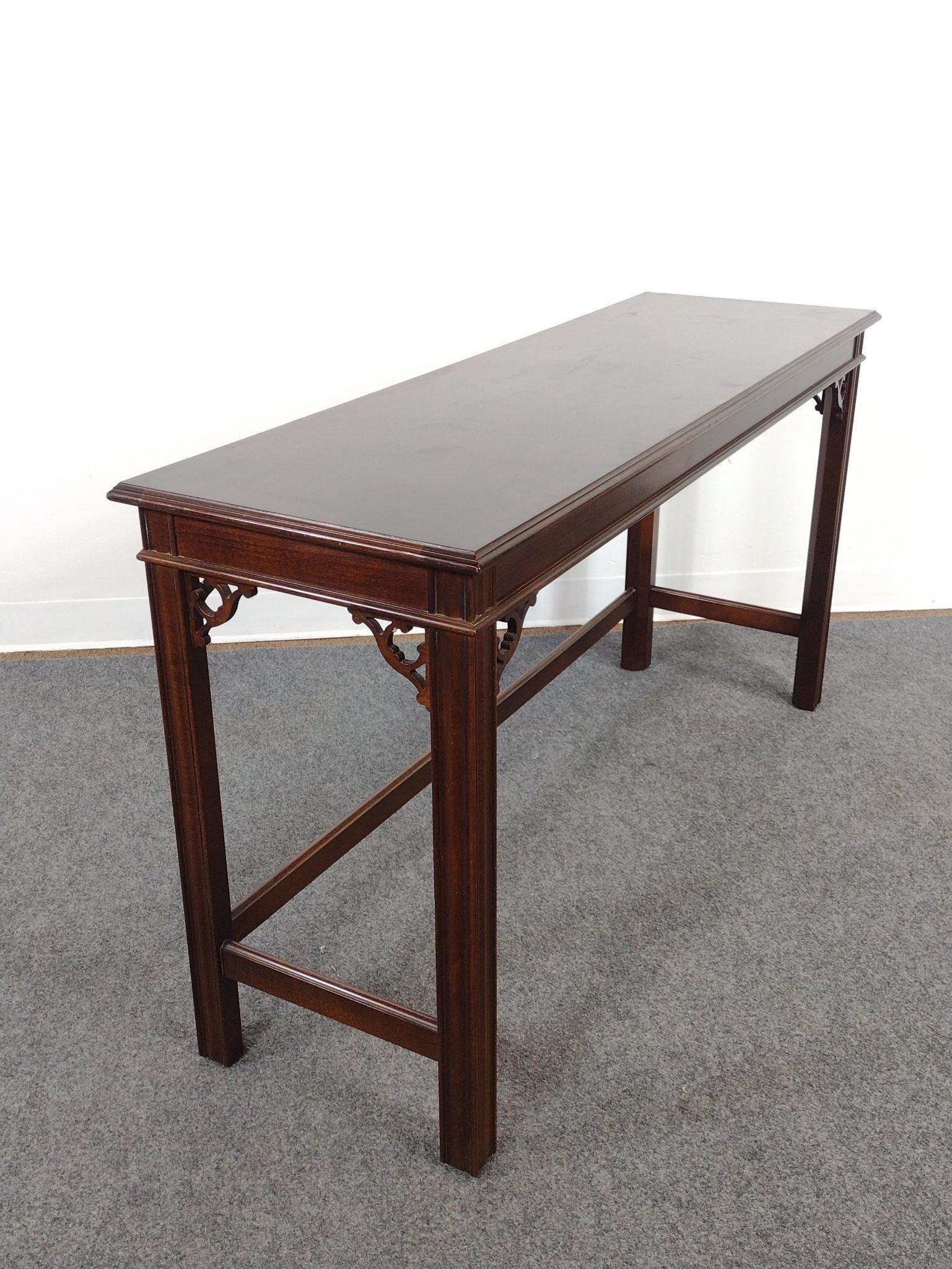 Chinese Chippendale Style Console Table