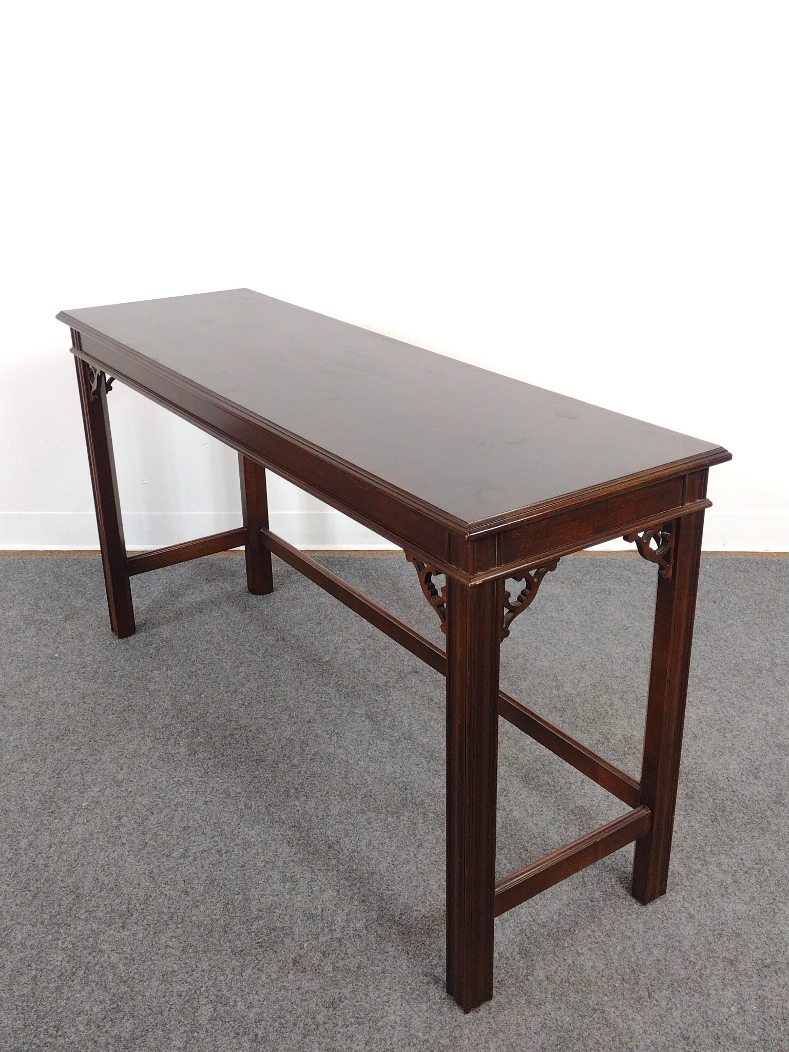 Chinese Chippendale Style Console Table