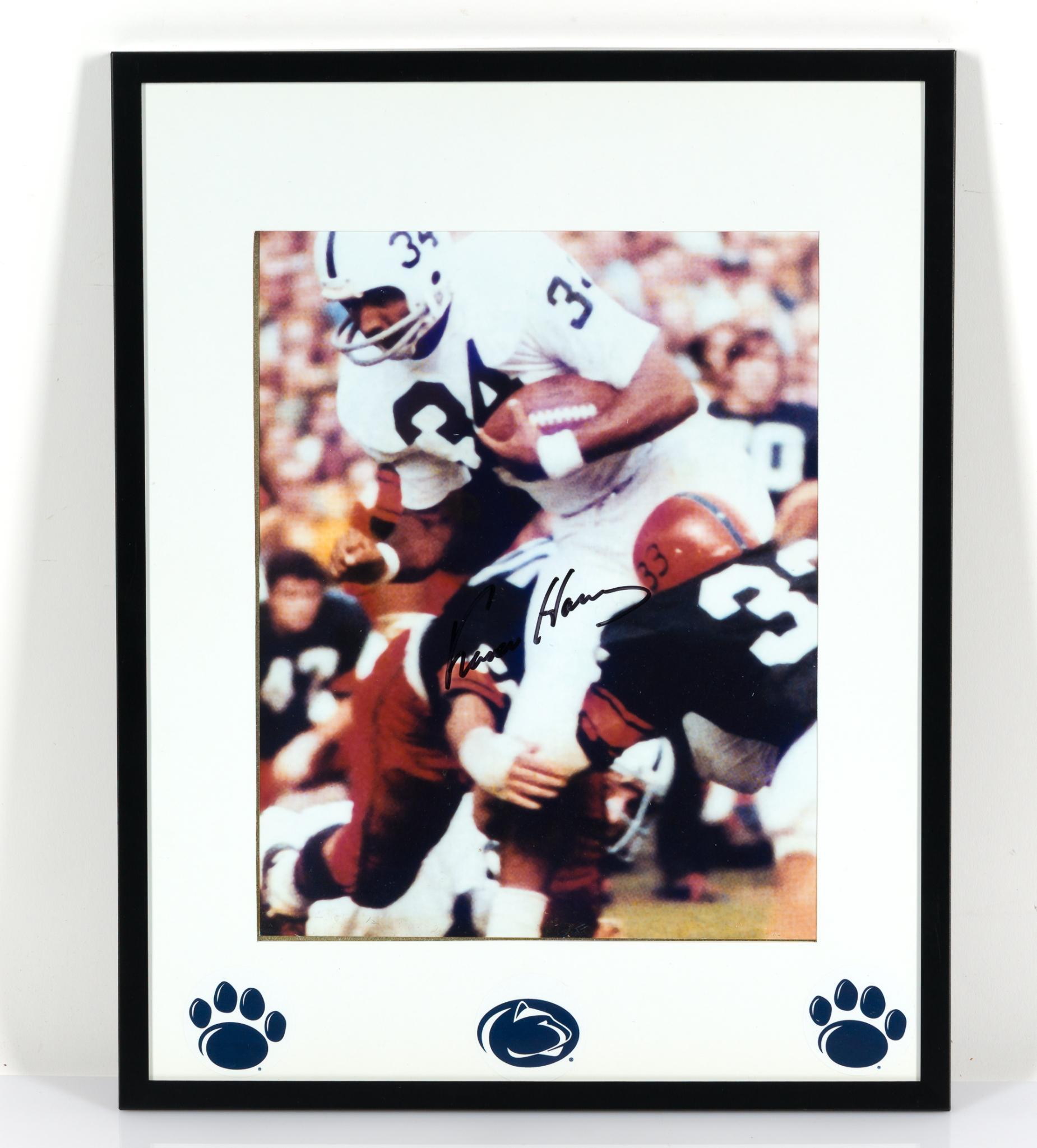 Franco Harris Penn State Signed Photo w/ COA