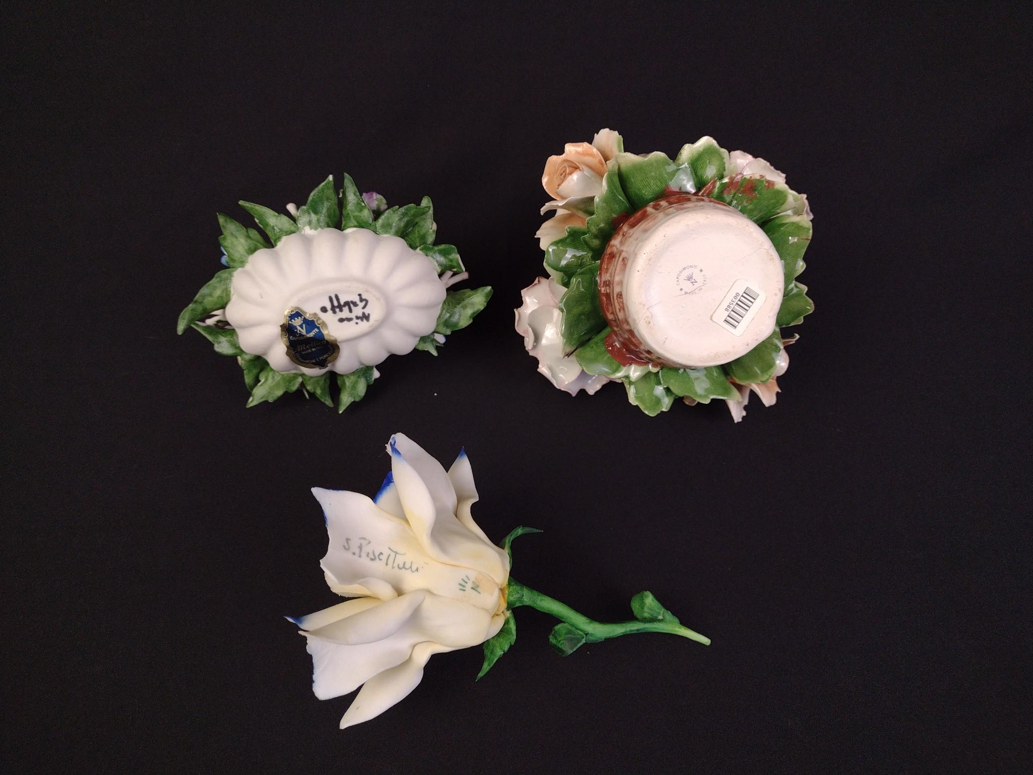 3 Capodimonte Flowers