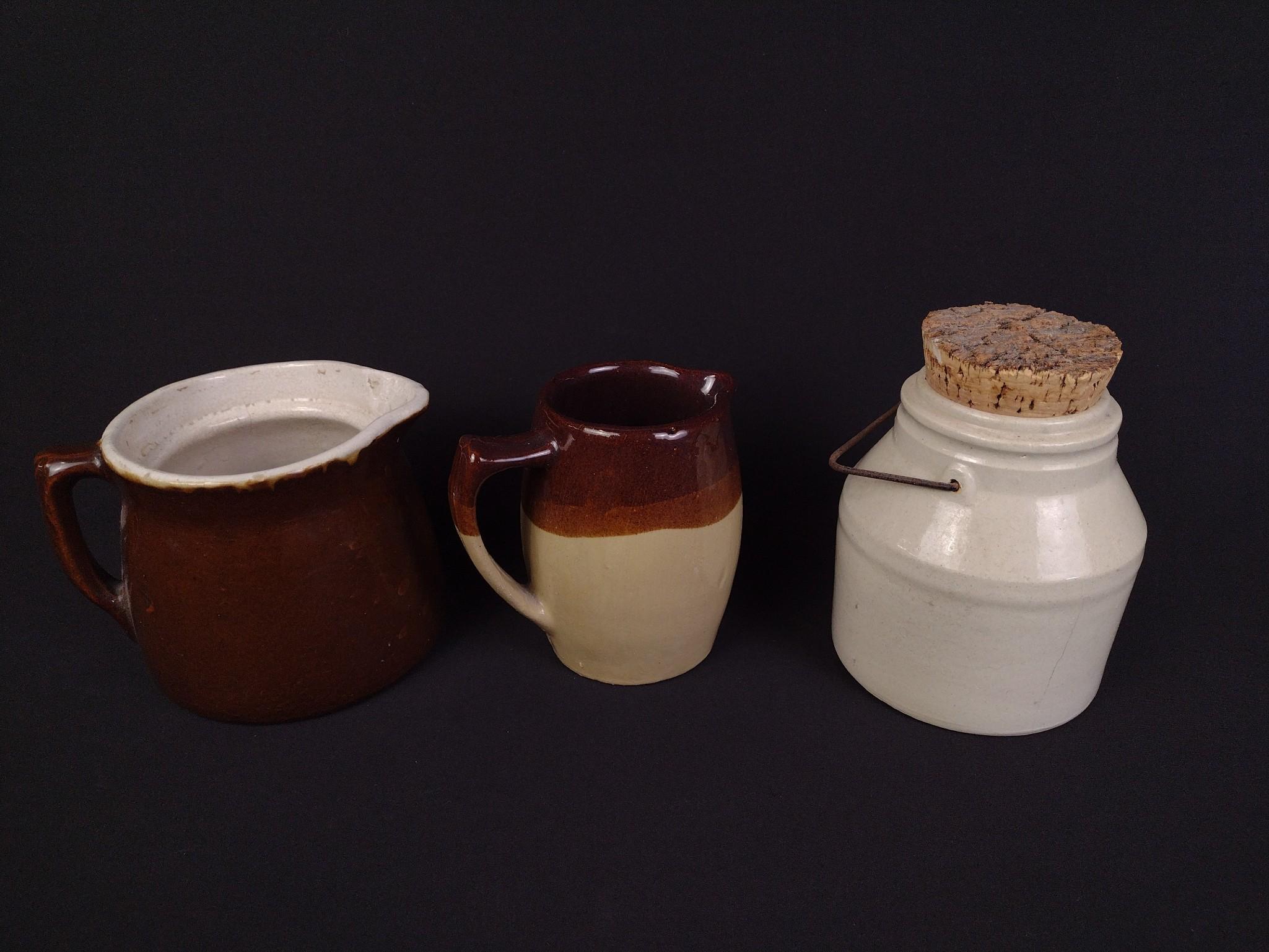 9 Pcs Stoneware and Utility Crocks
