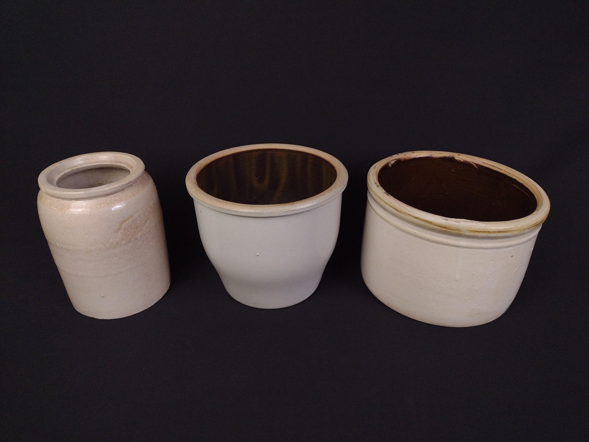 9 Pcs Stoneware and Utility Crocks