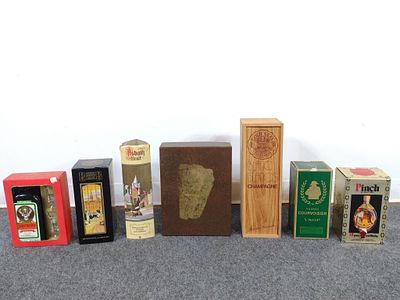 7 Bottles of Estate Alcohol. Includes Pinch by Haig & Haig; Jagermeister; Sabra Liqueur imported 
