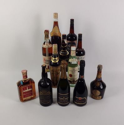 12 Bottles of Estate Alcohol. Includes Bacardi; Canadian Masterpiece; Christian Brothers; and 