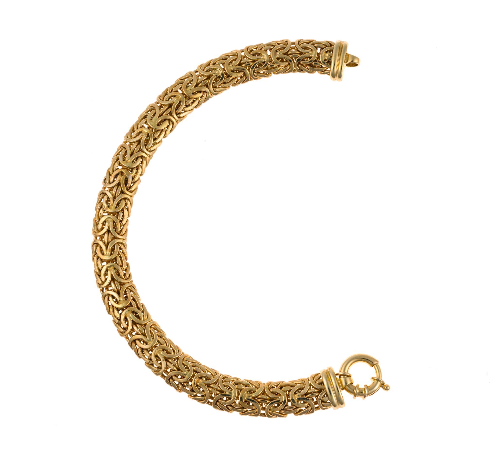 14K Gold Chain Bracelet