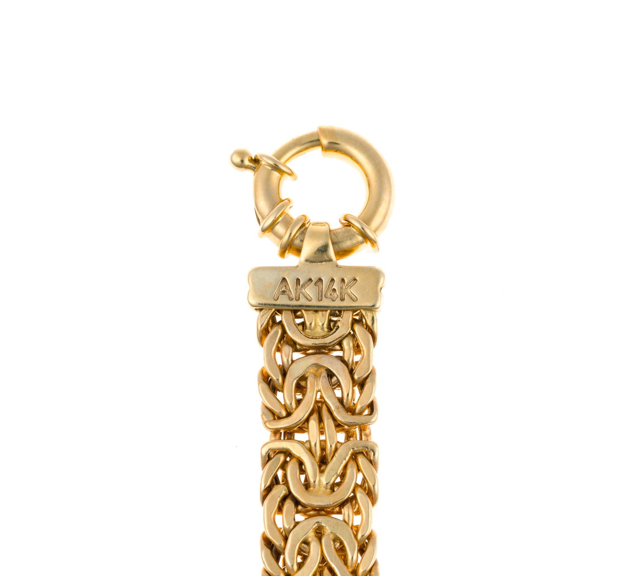 14K Gold Chain Bracelet