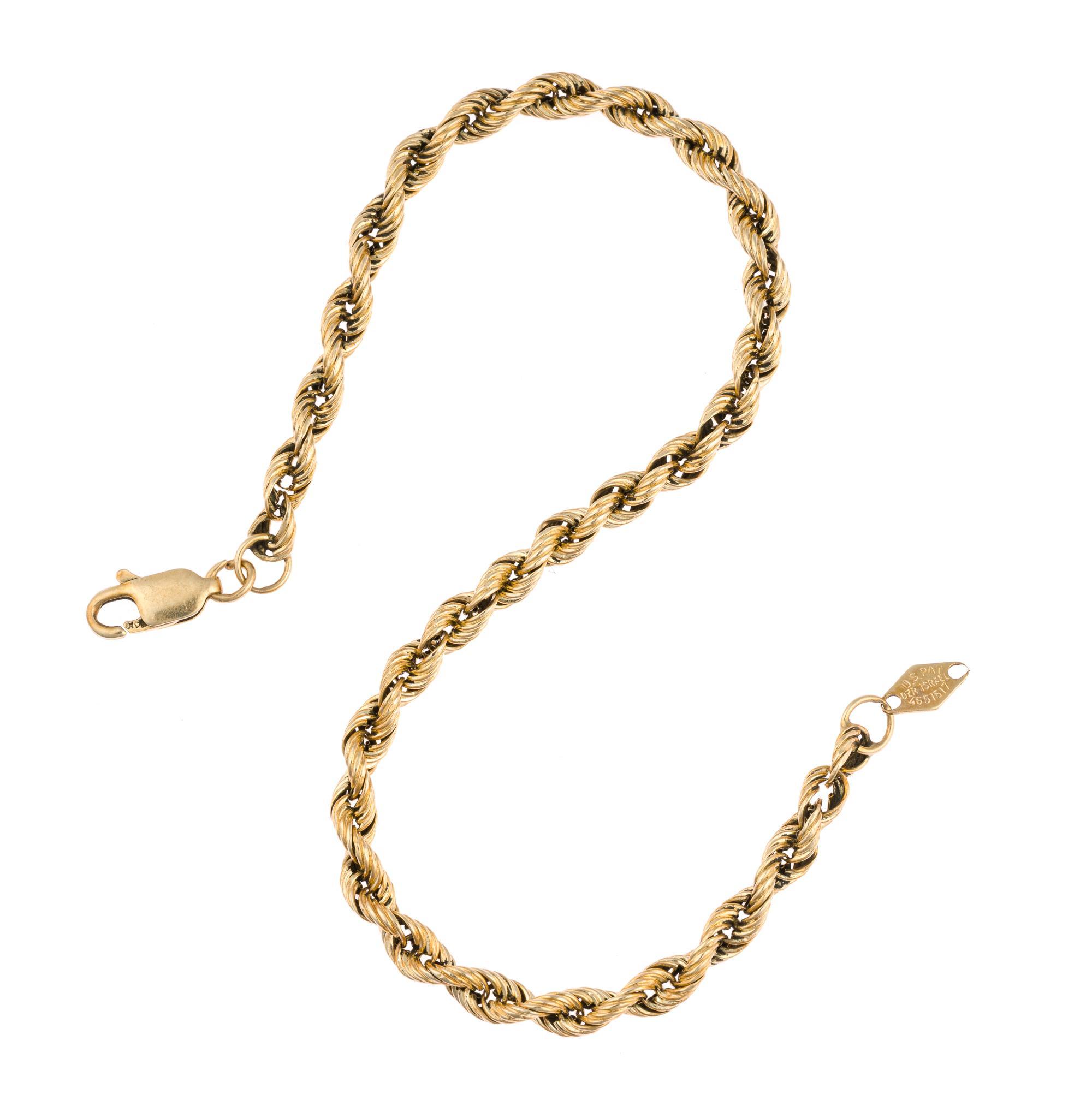 14K Gold Chain Bracelet