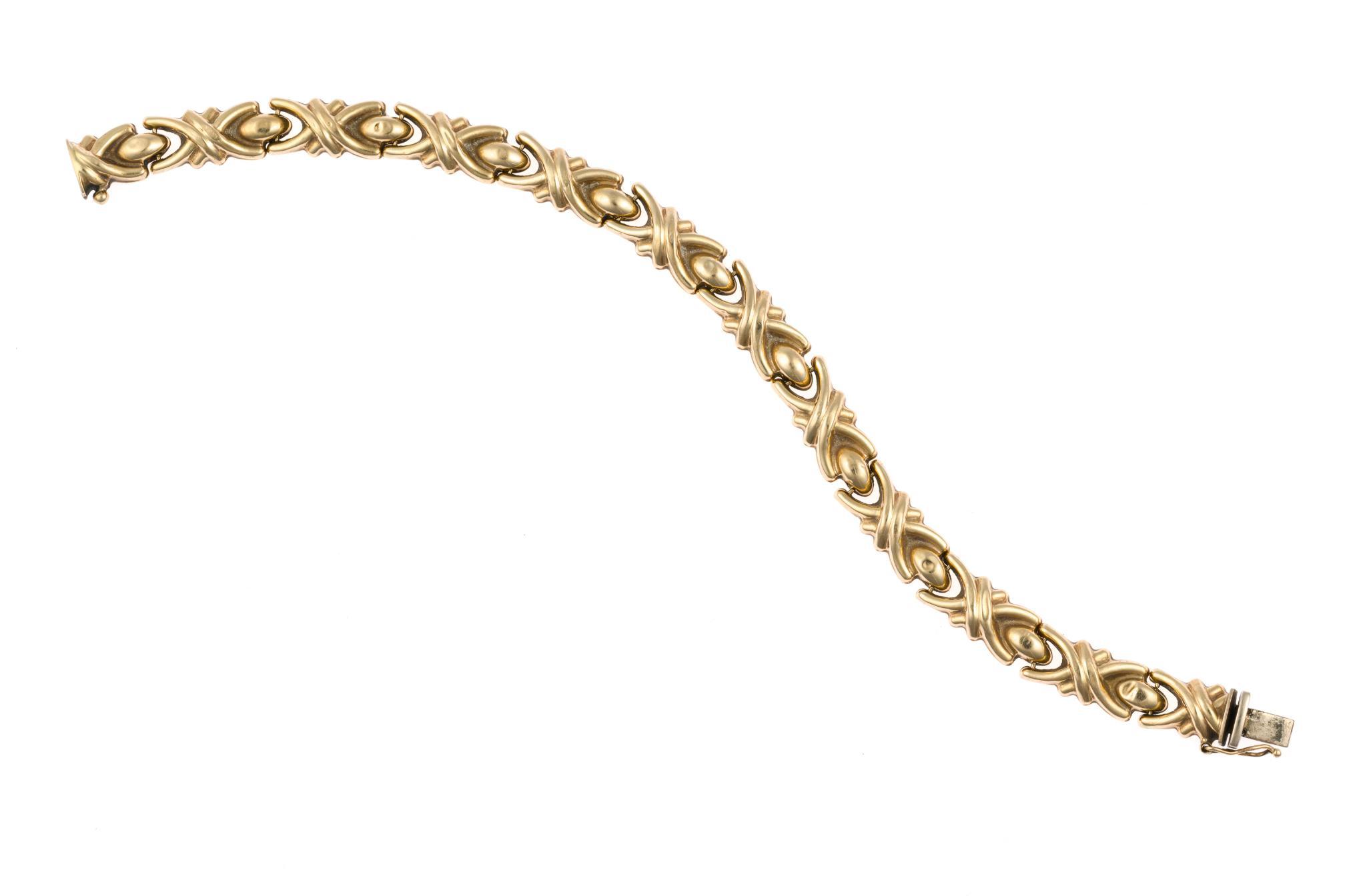 14K Gold Link Bracelet