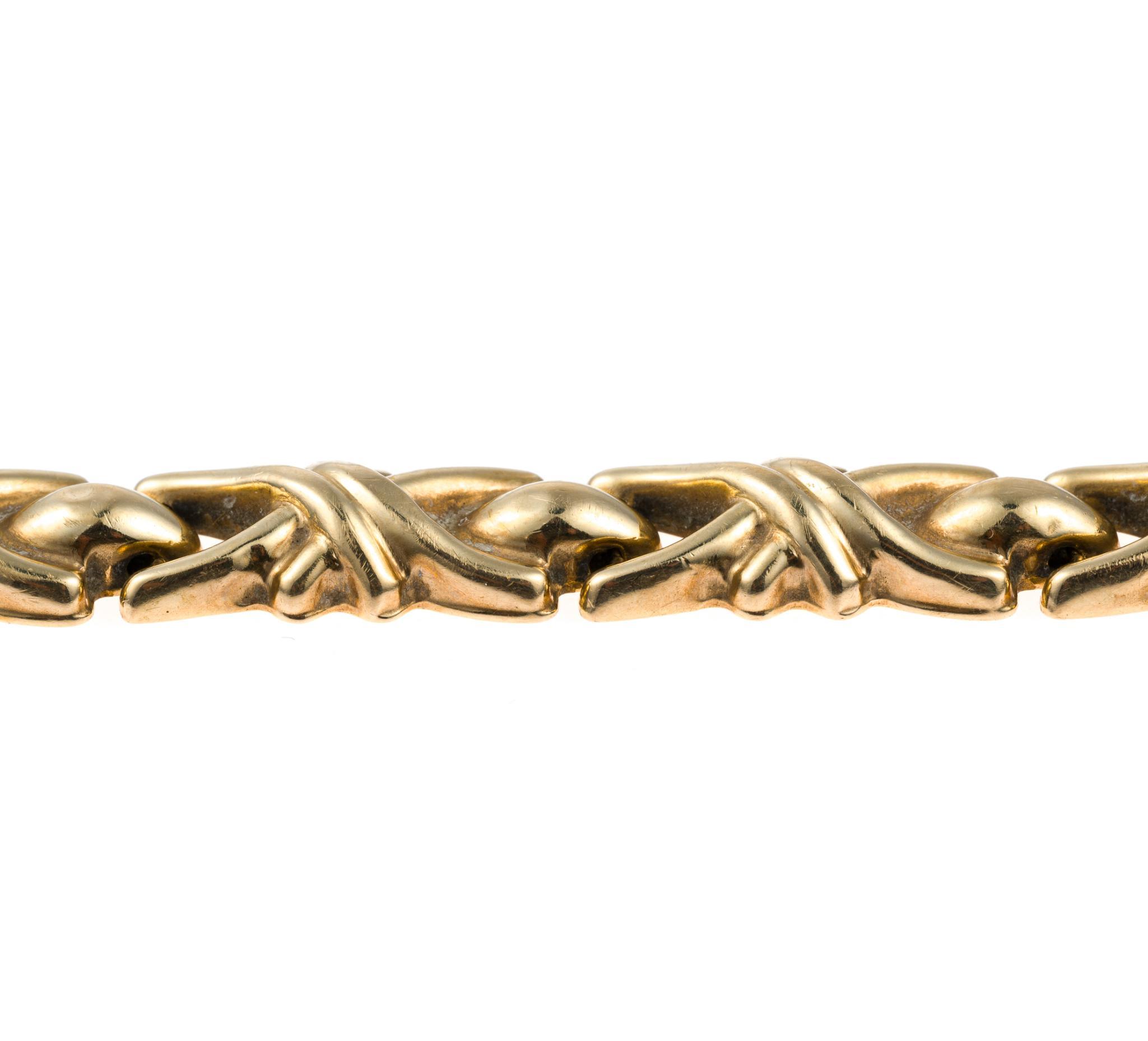 14K Gold Link Bracelet