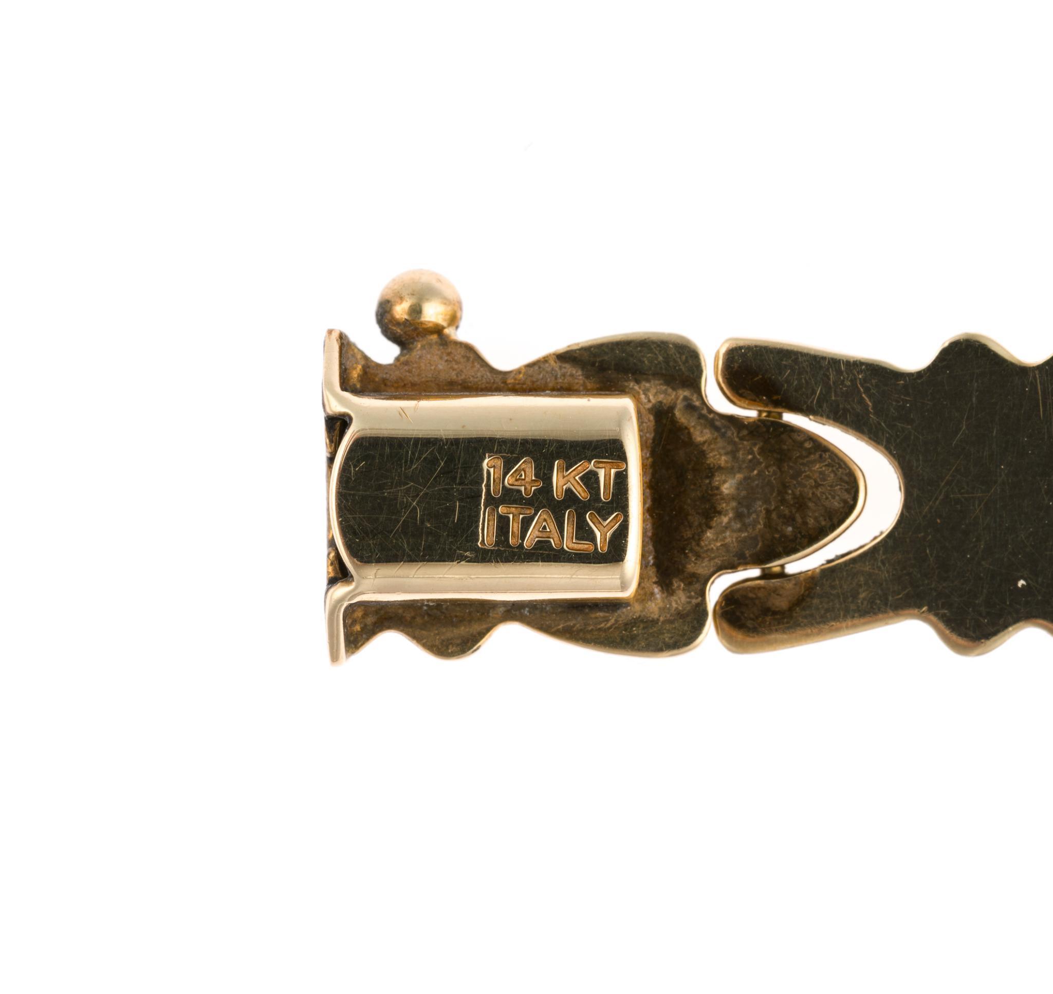 14K Gold Link Bracelet