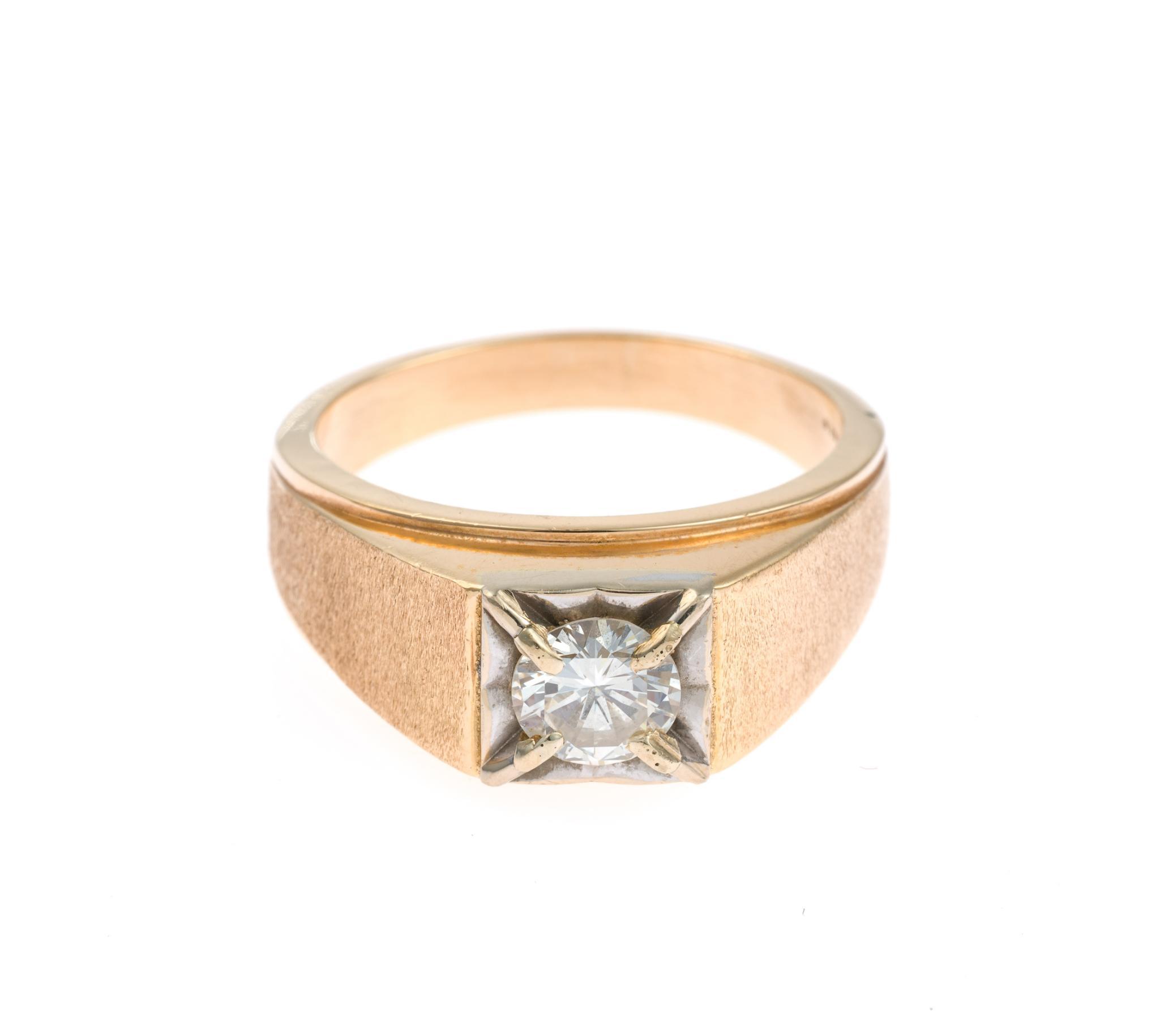 14K Gold and Diamond Ring
