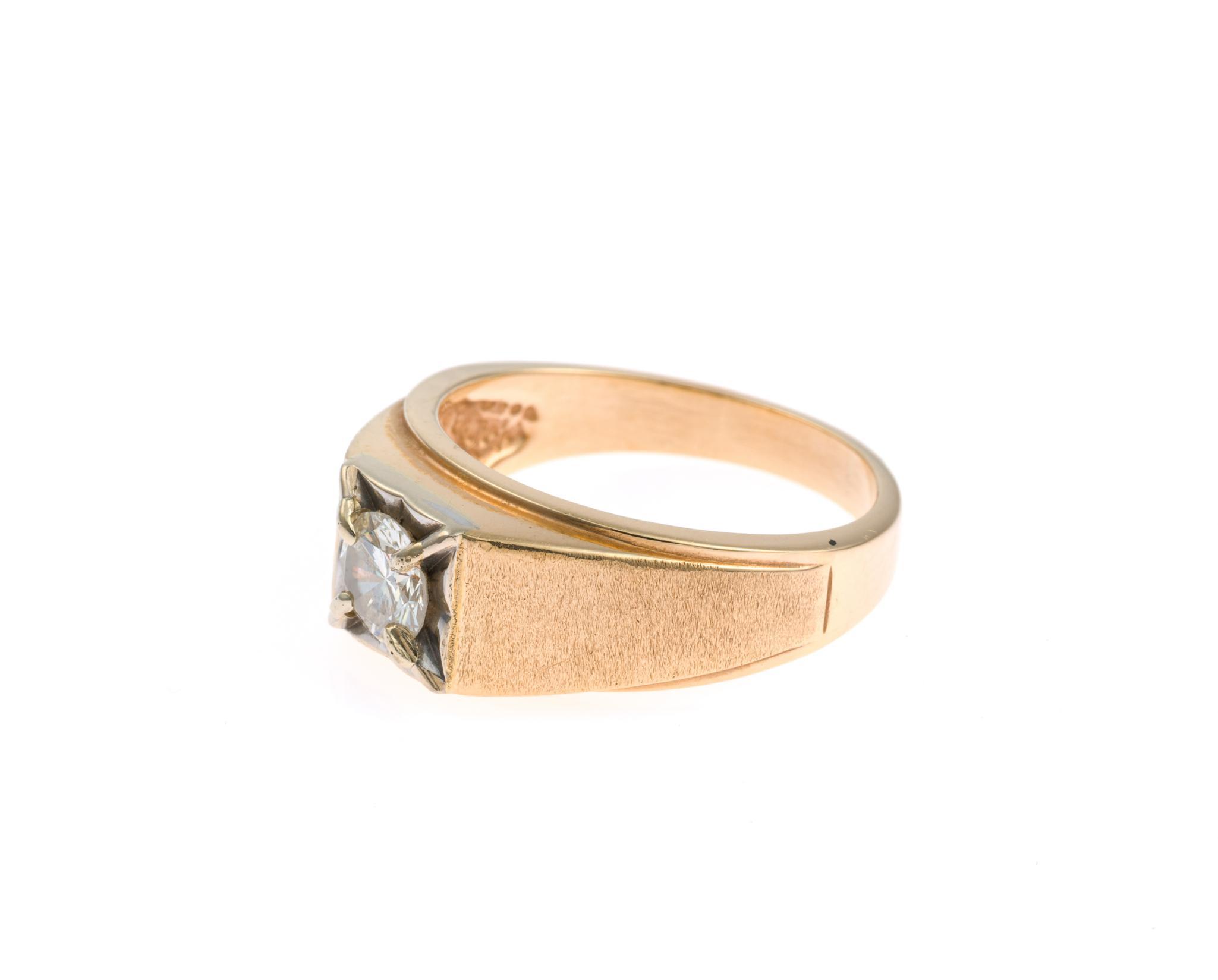 14K Gold and Diamond Ring