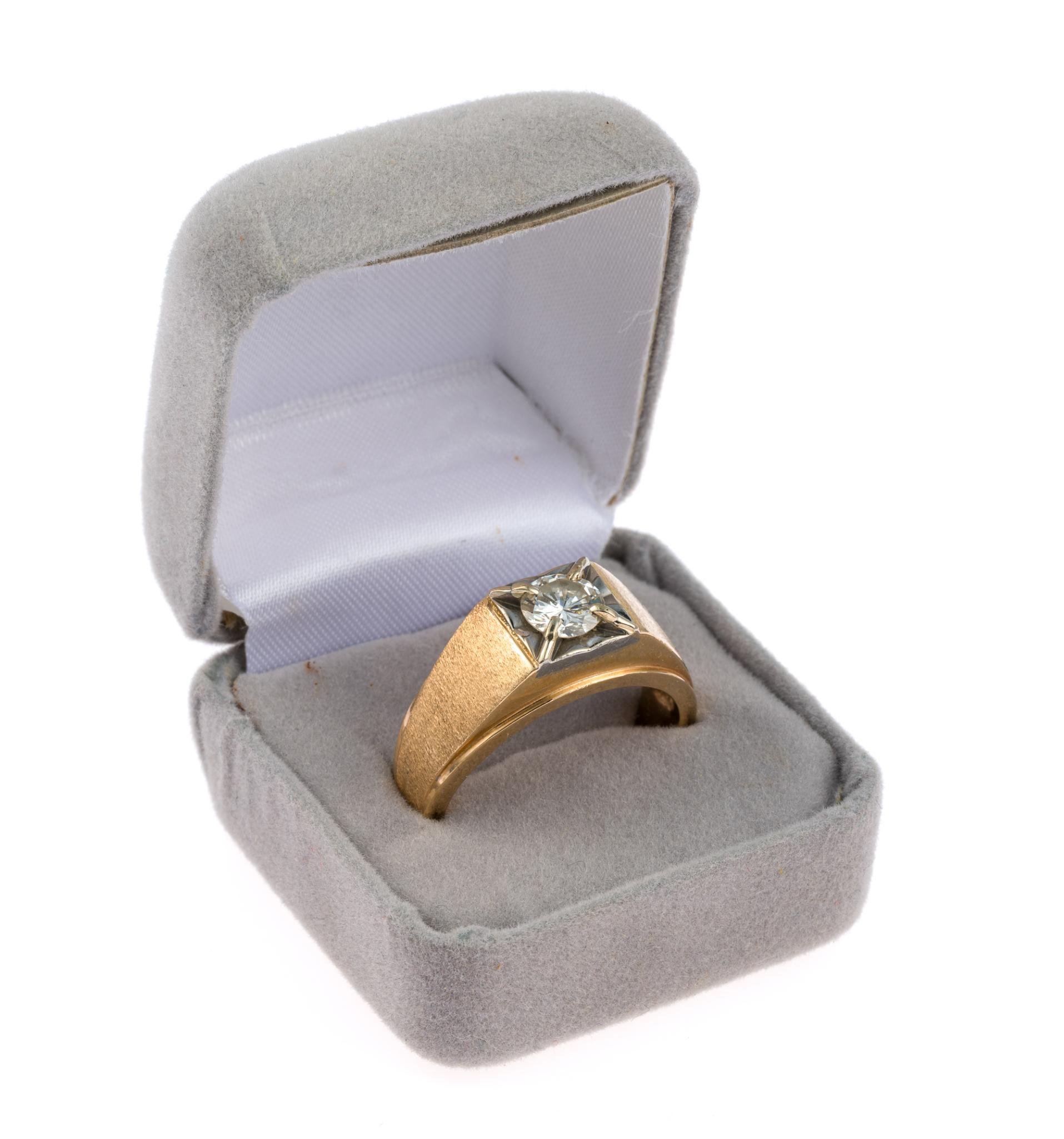 14K Gold and Diamond Ring