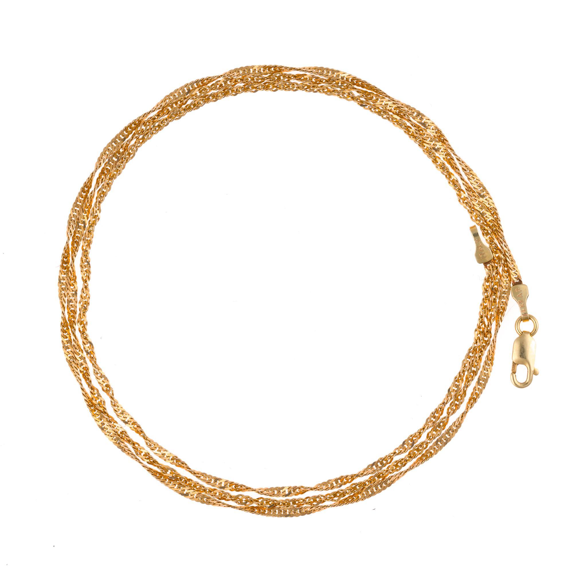 14K Gold Chain Necklace