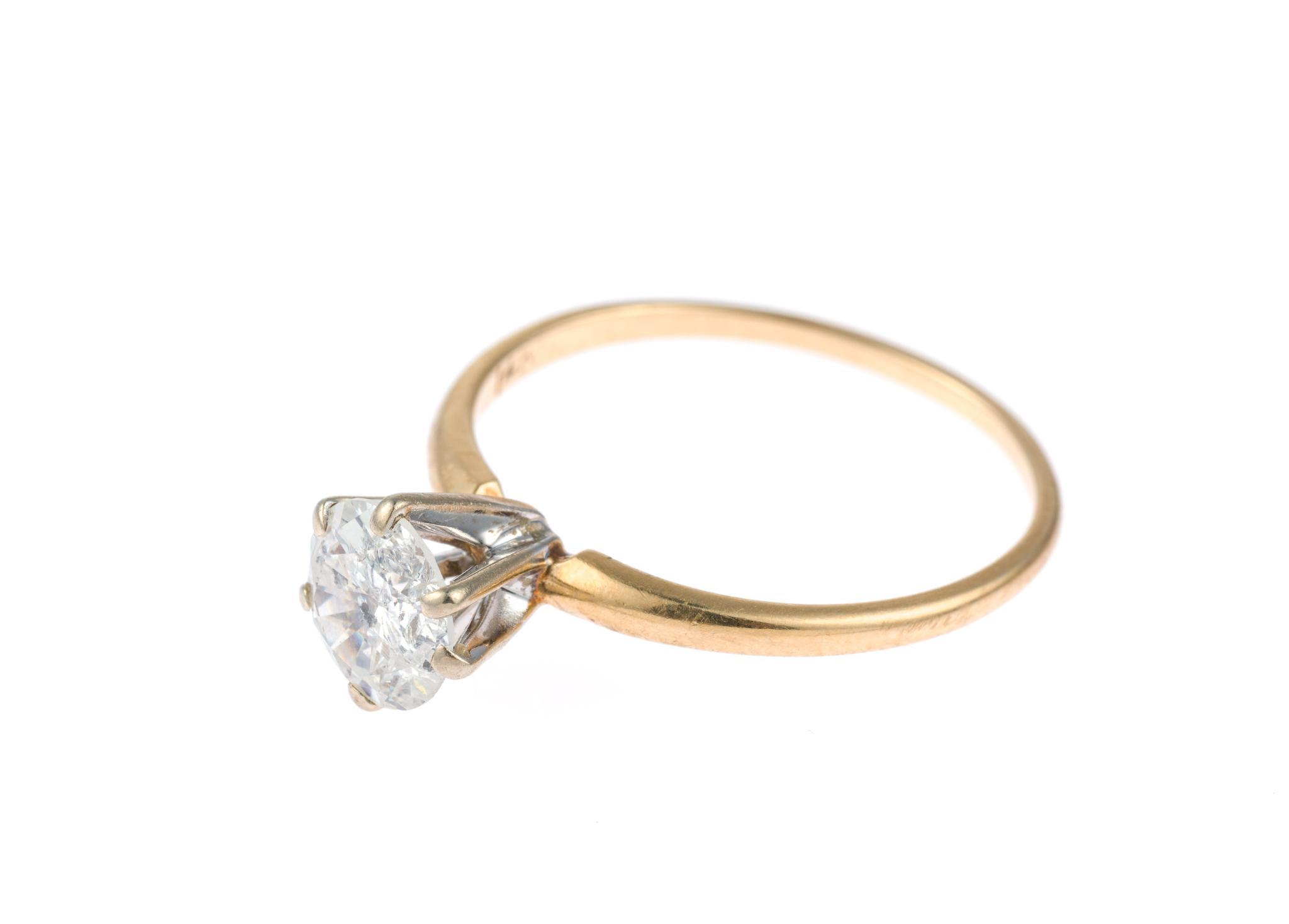 14K Gold and Diamond Ring