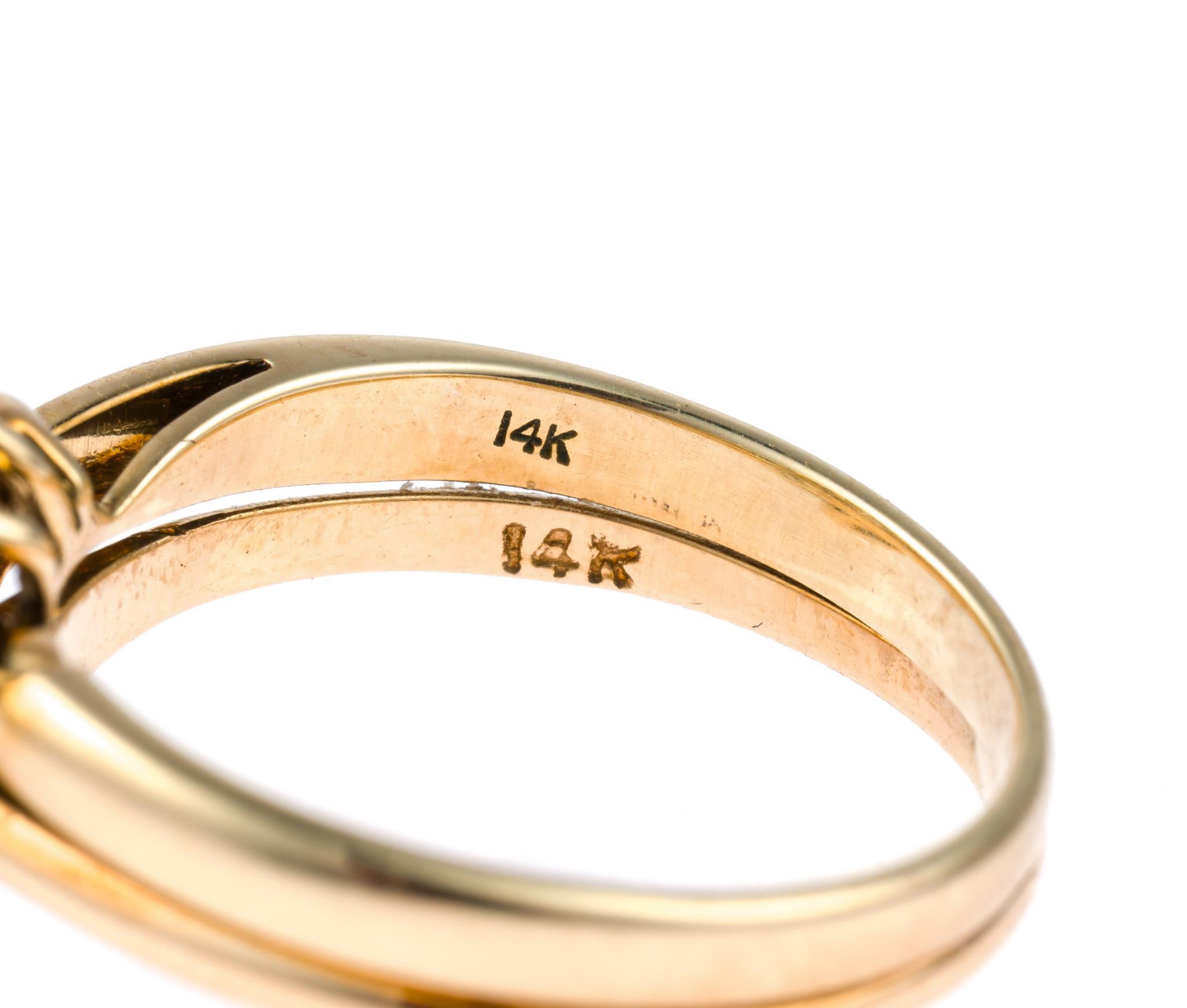 14K Gold and Diamond Ring