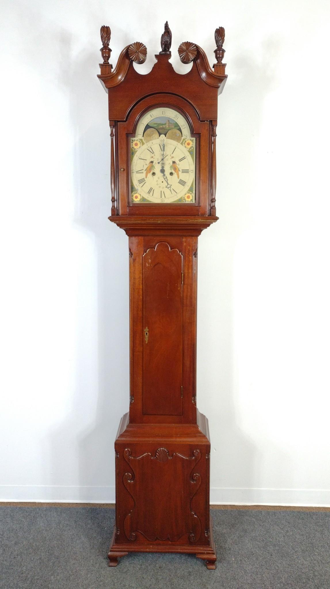 Rooster Tall Case Clock