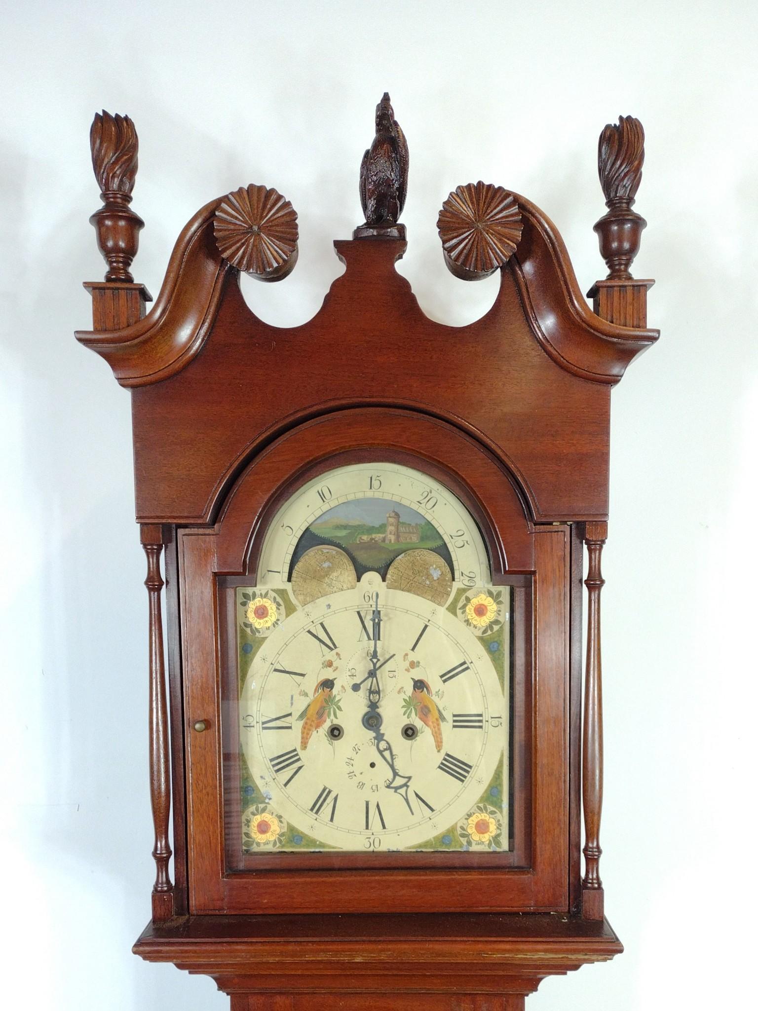 Rooster Tall Case Clock