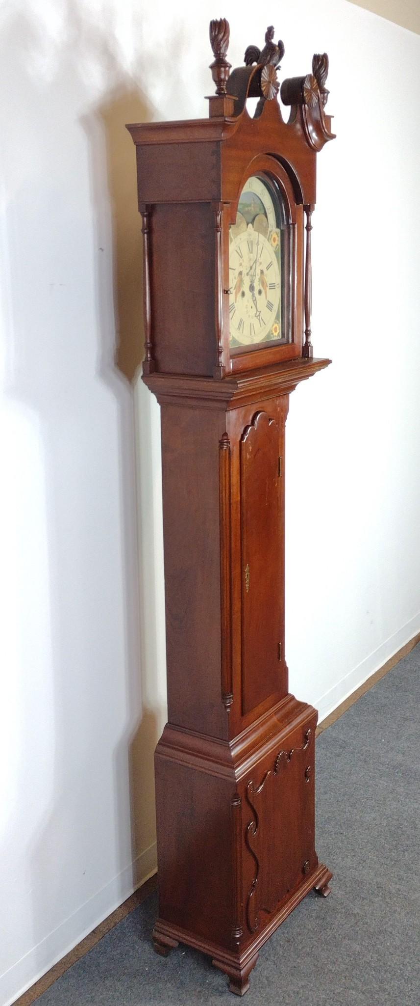 Rooster Tall Case Clock