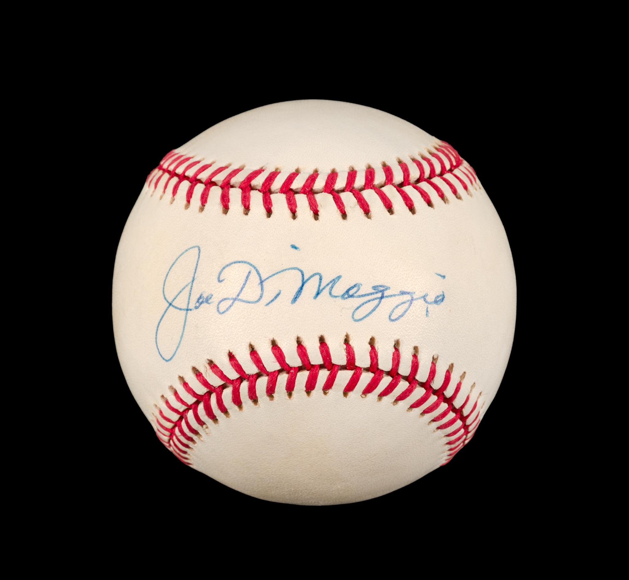 Joe DiMaggio Signed Baseball with COA