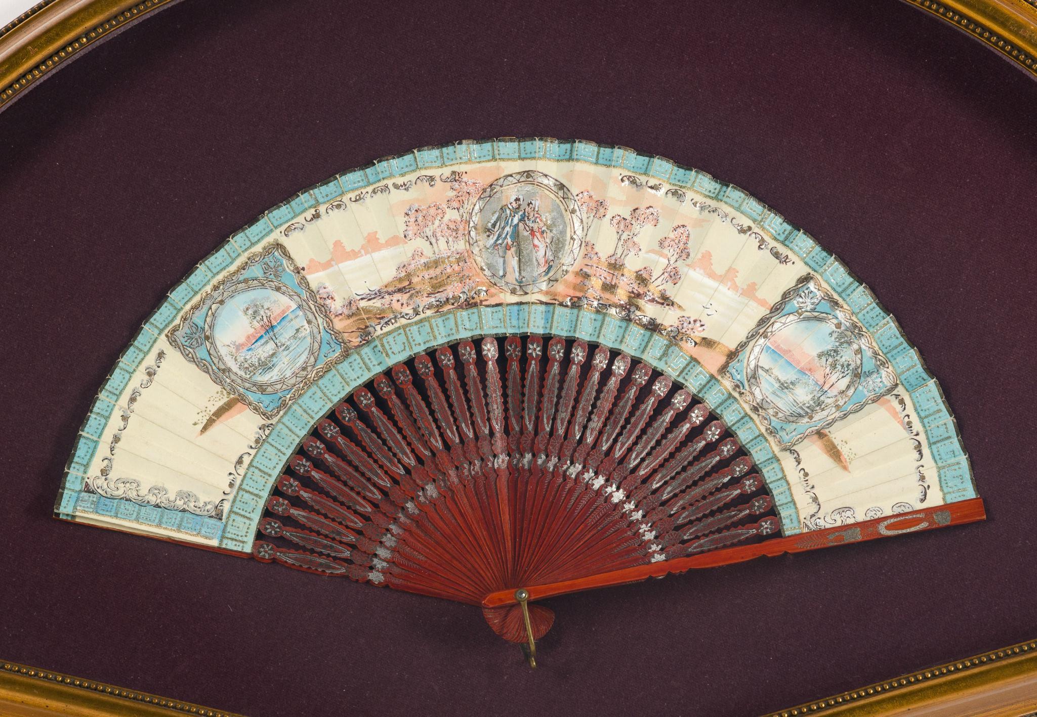 2 Framed Fans