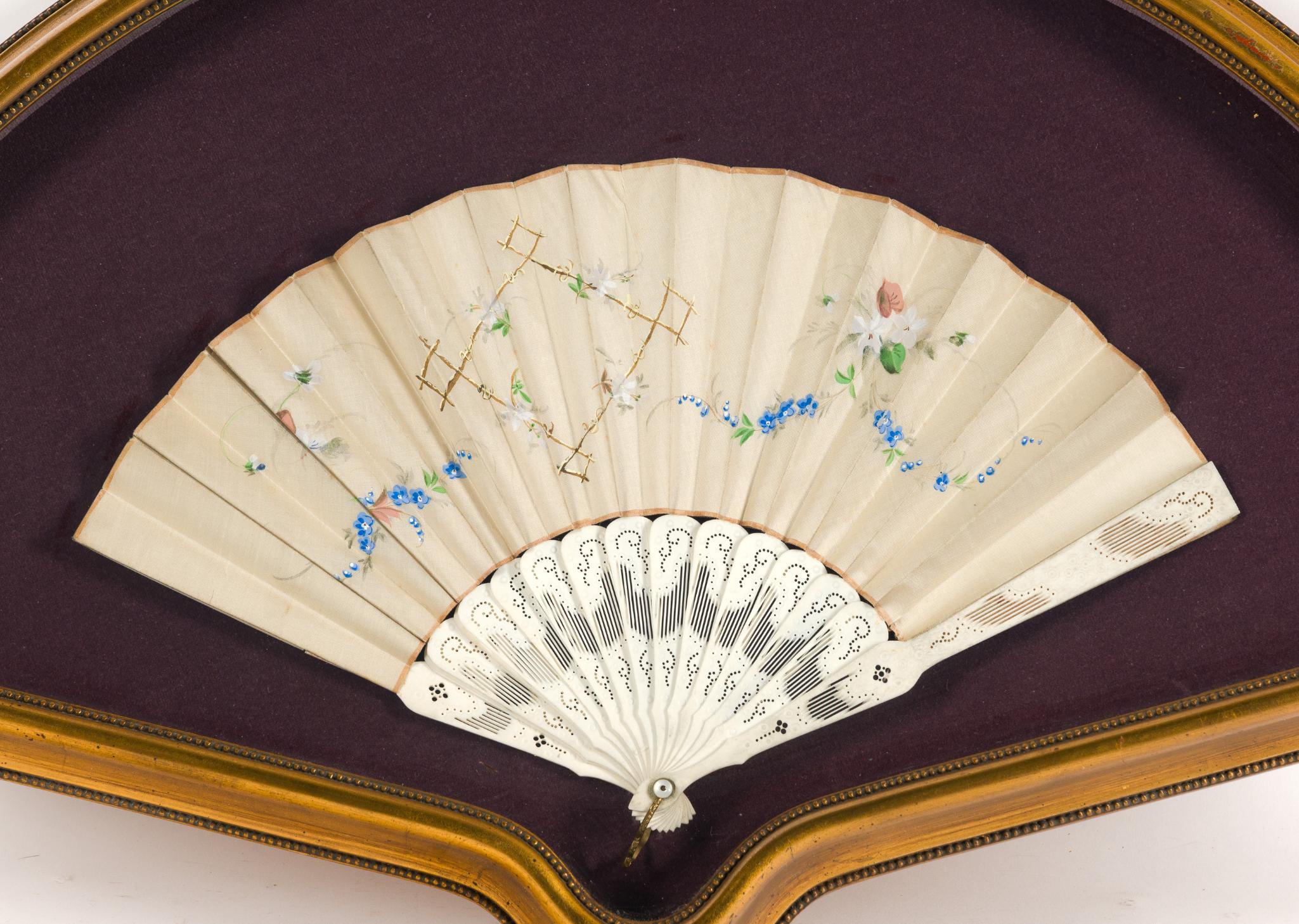2 Framed Fans