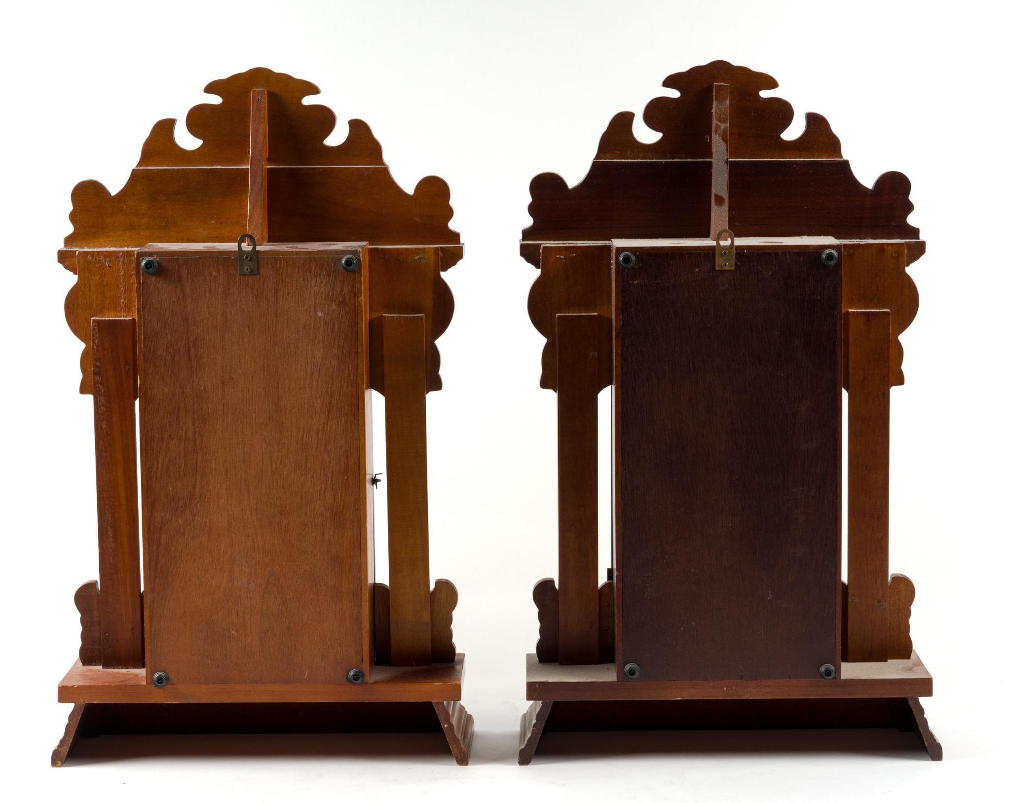 2 Gingerbread-Style Mantle Clocks