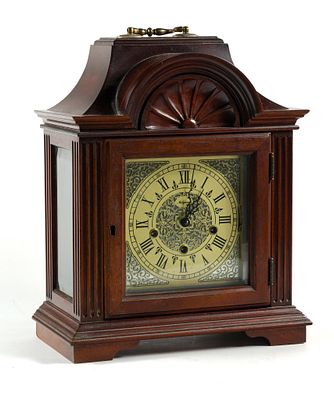 Molyneux Mantle Clock. Untested. Clock measures 13" W x 6-1/2" D x 16" H.