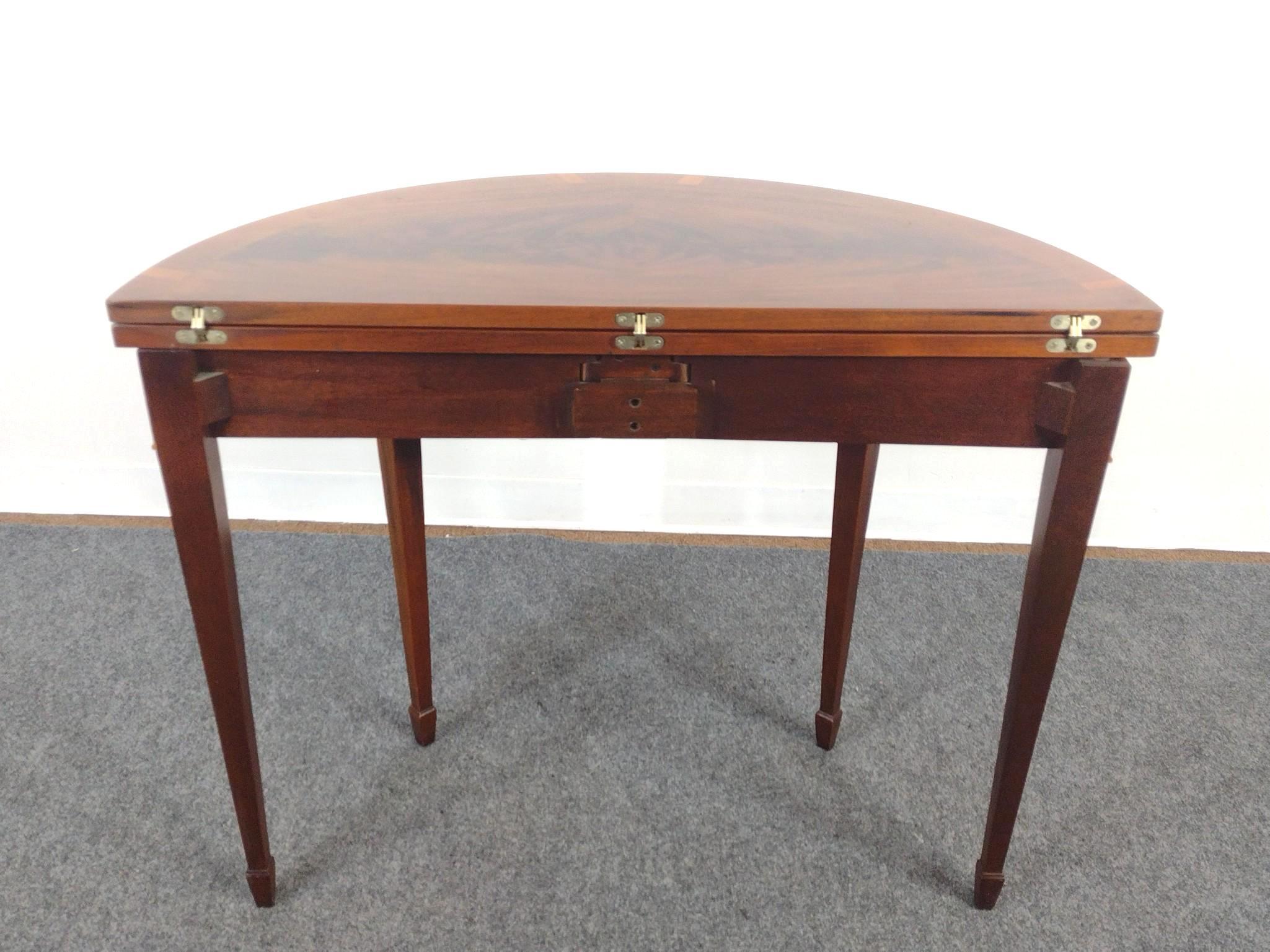 Inlaid Game Table