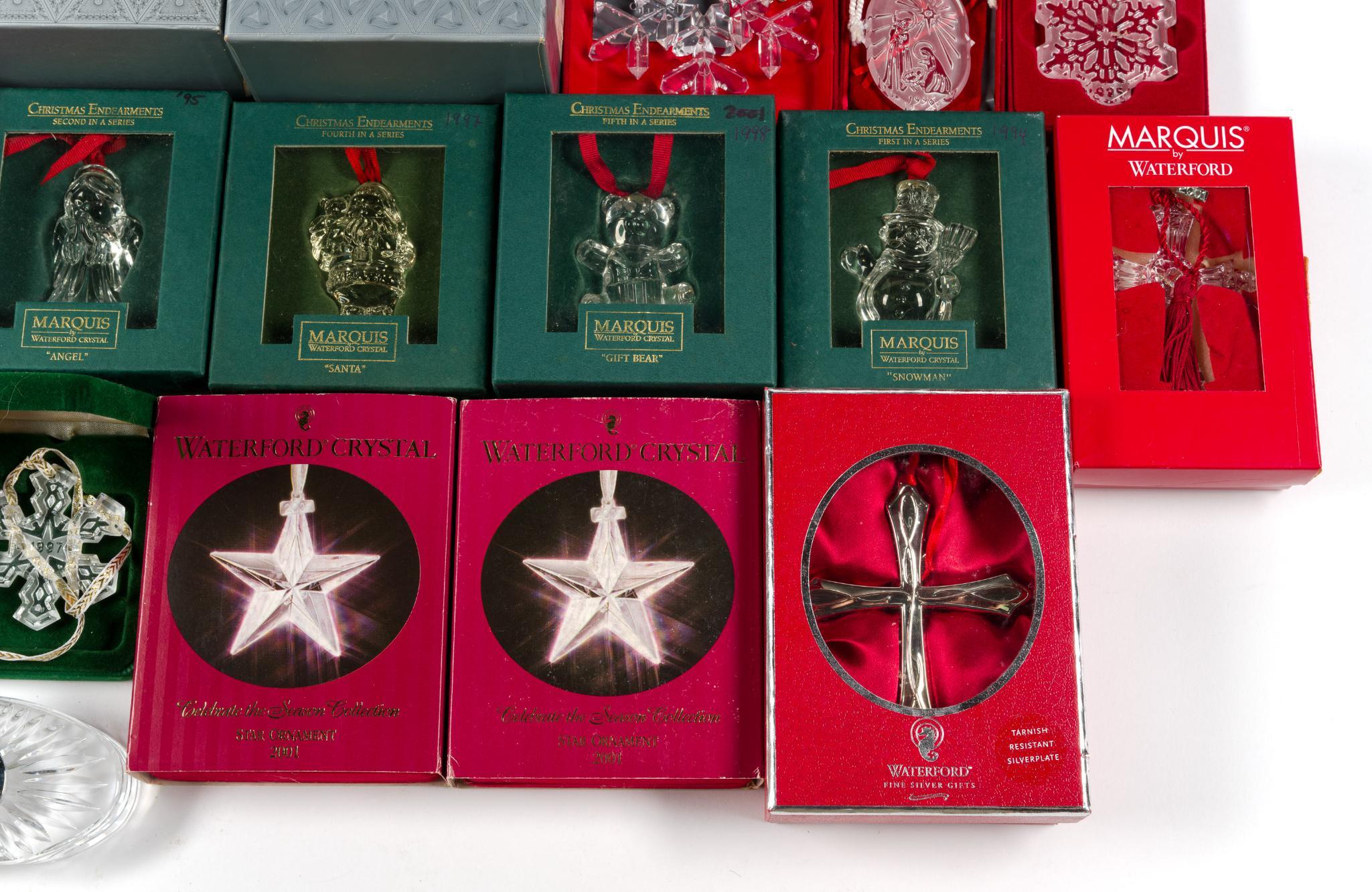 20 Waterford Crystal Ornaments