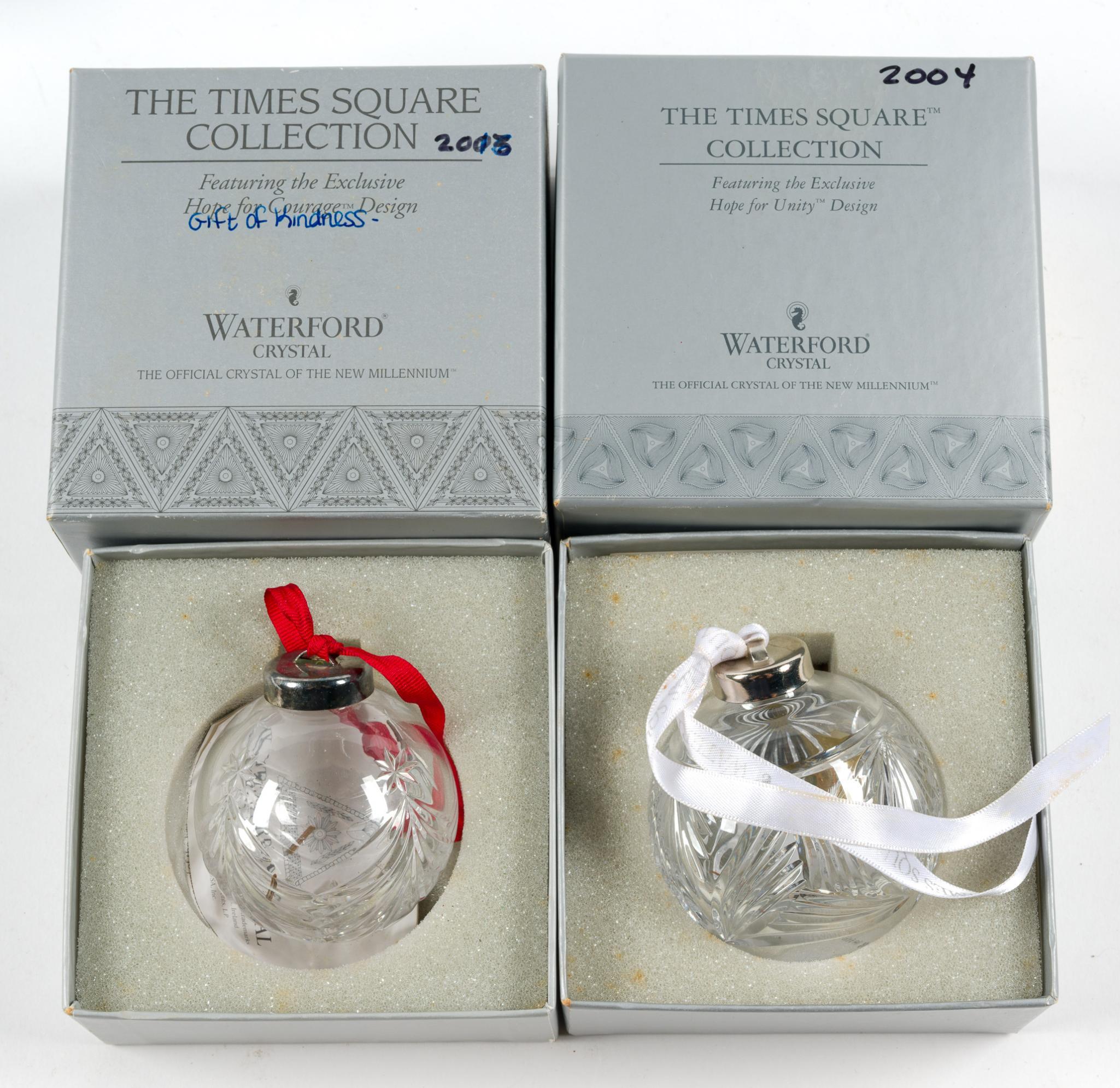20 Waterford Crystal Ornaments