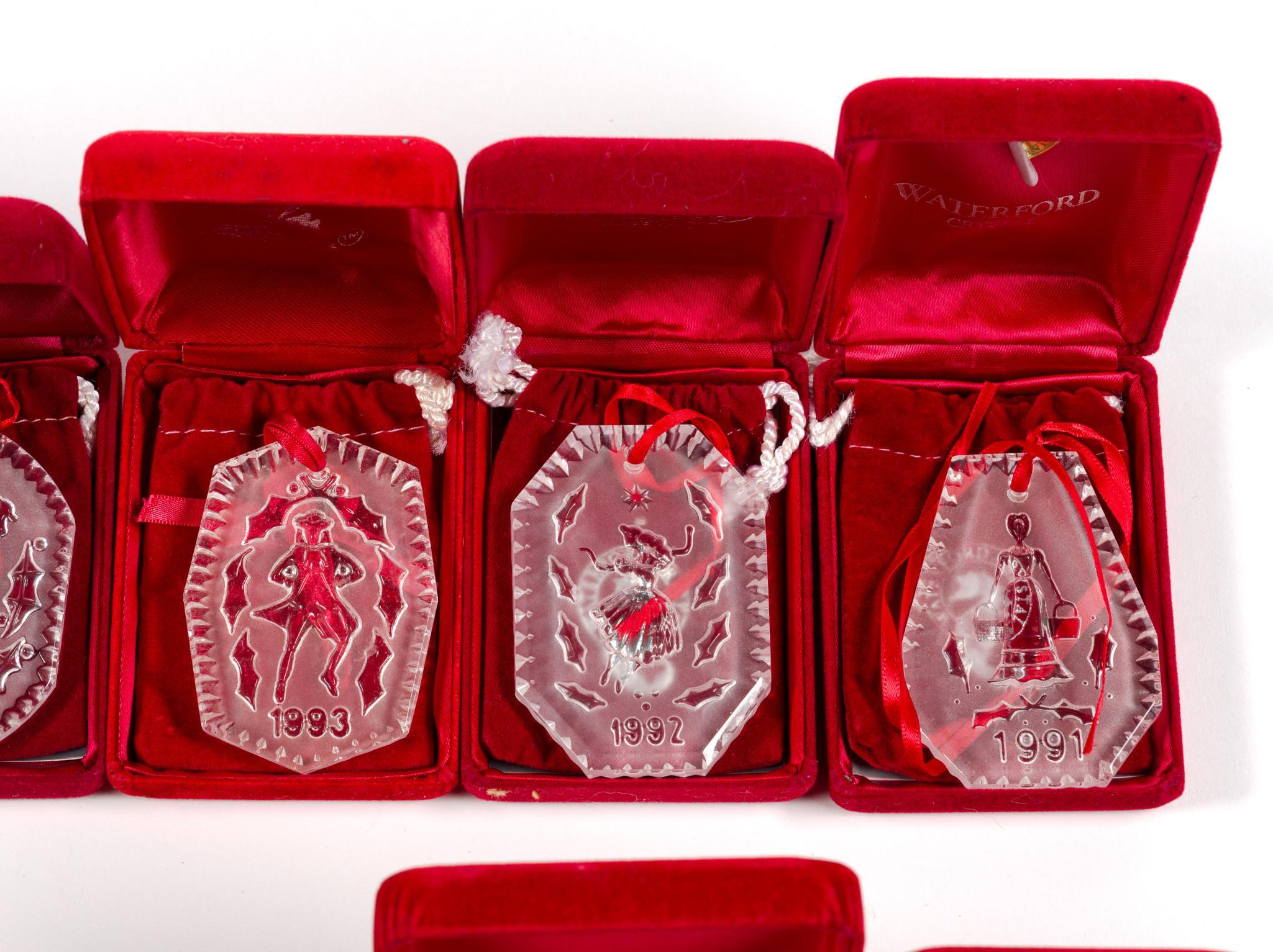 Waterford Twelve Days of Christmas Crystal Ornament Set