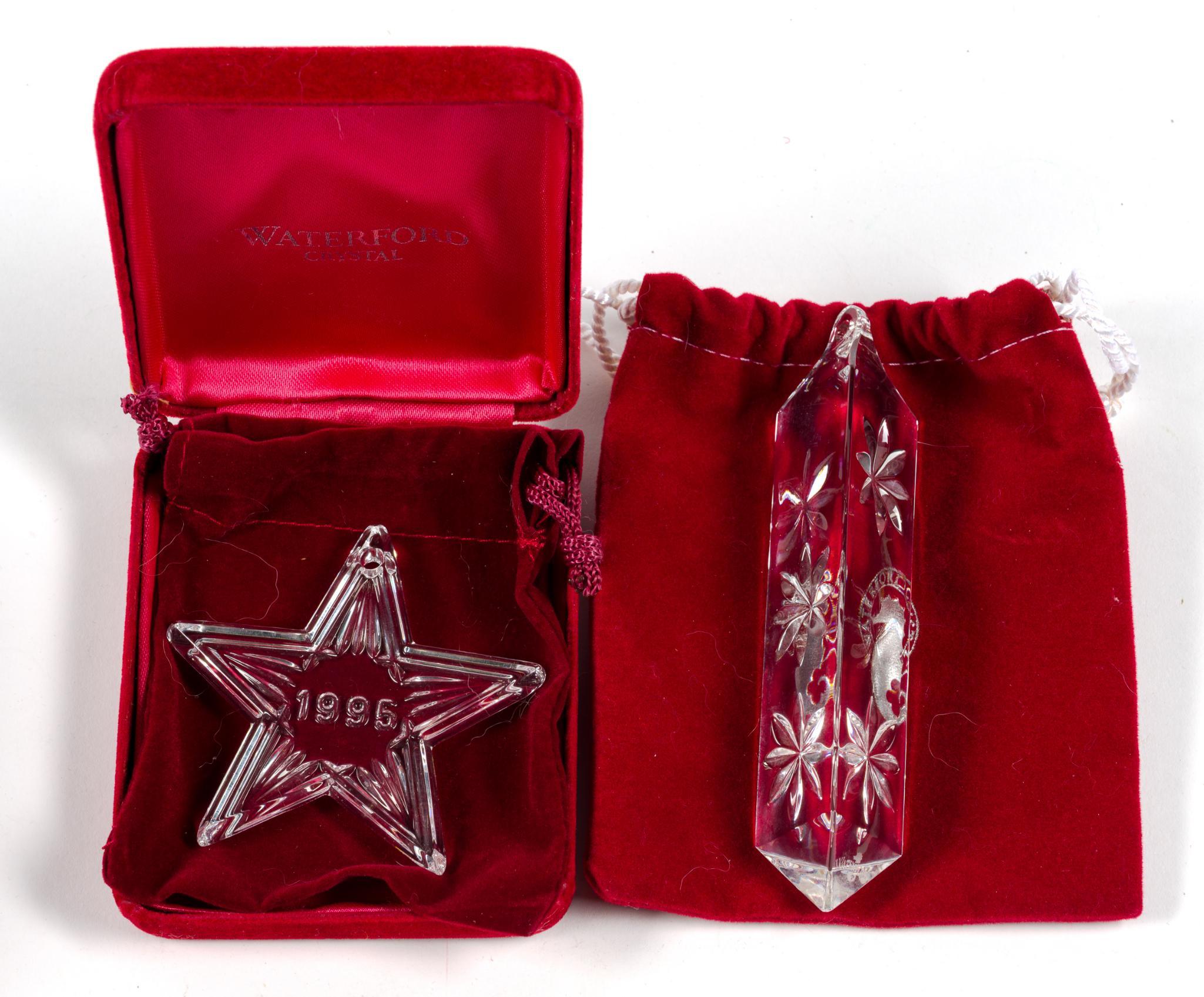 Waterford Ornaments Incl. Crystal and Silverplate