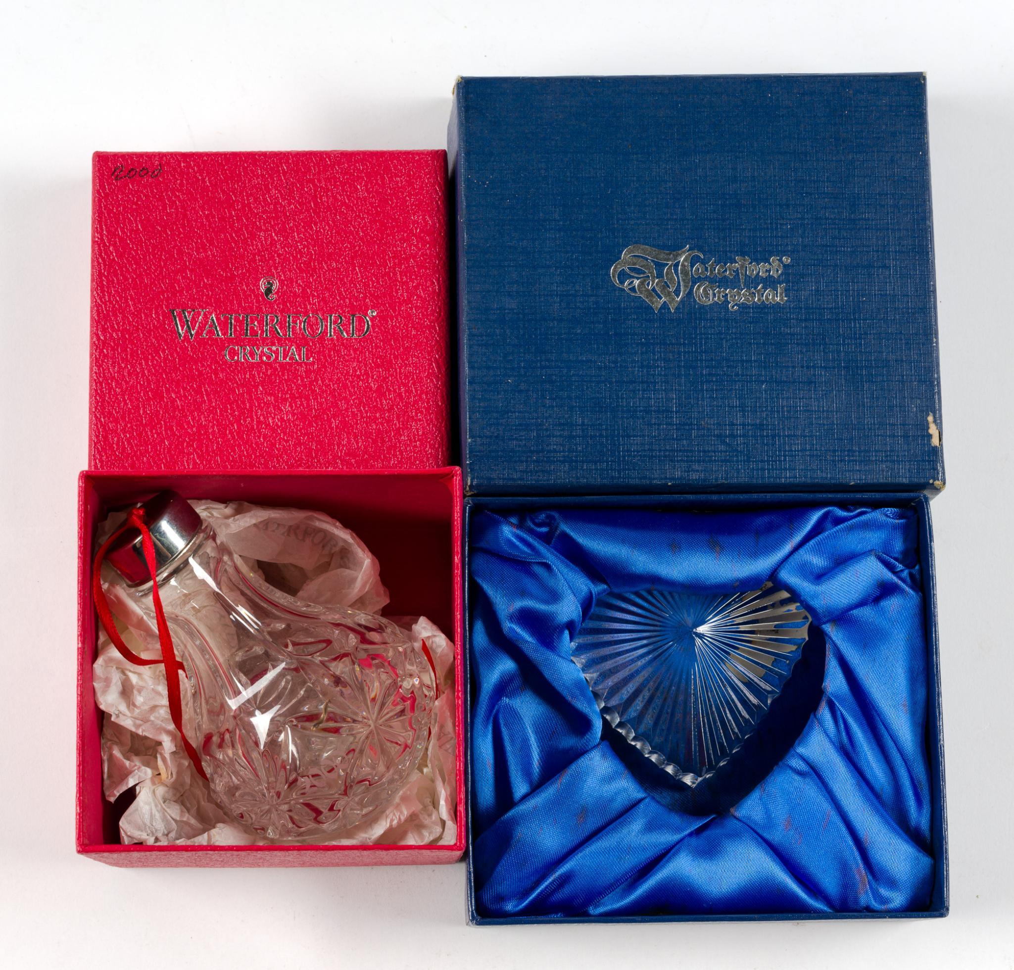 Waterford Ornaments Incl. Crystal and Silverplate